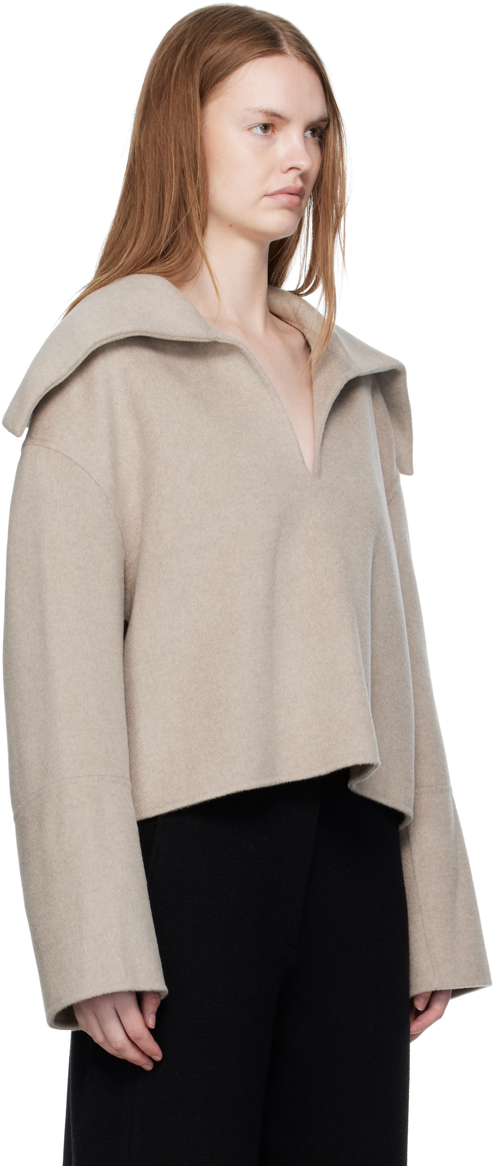 Nanushka Gray Maxe Sweater In Gray