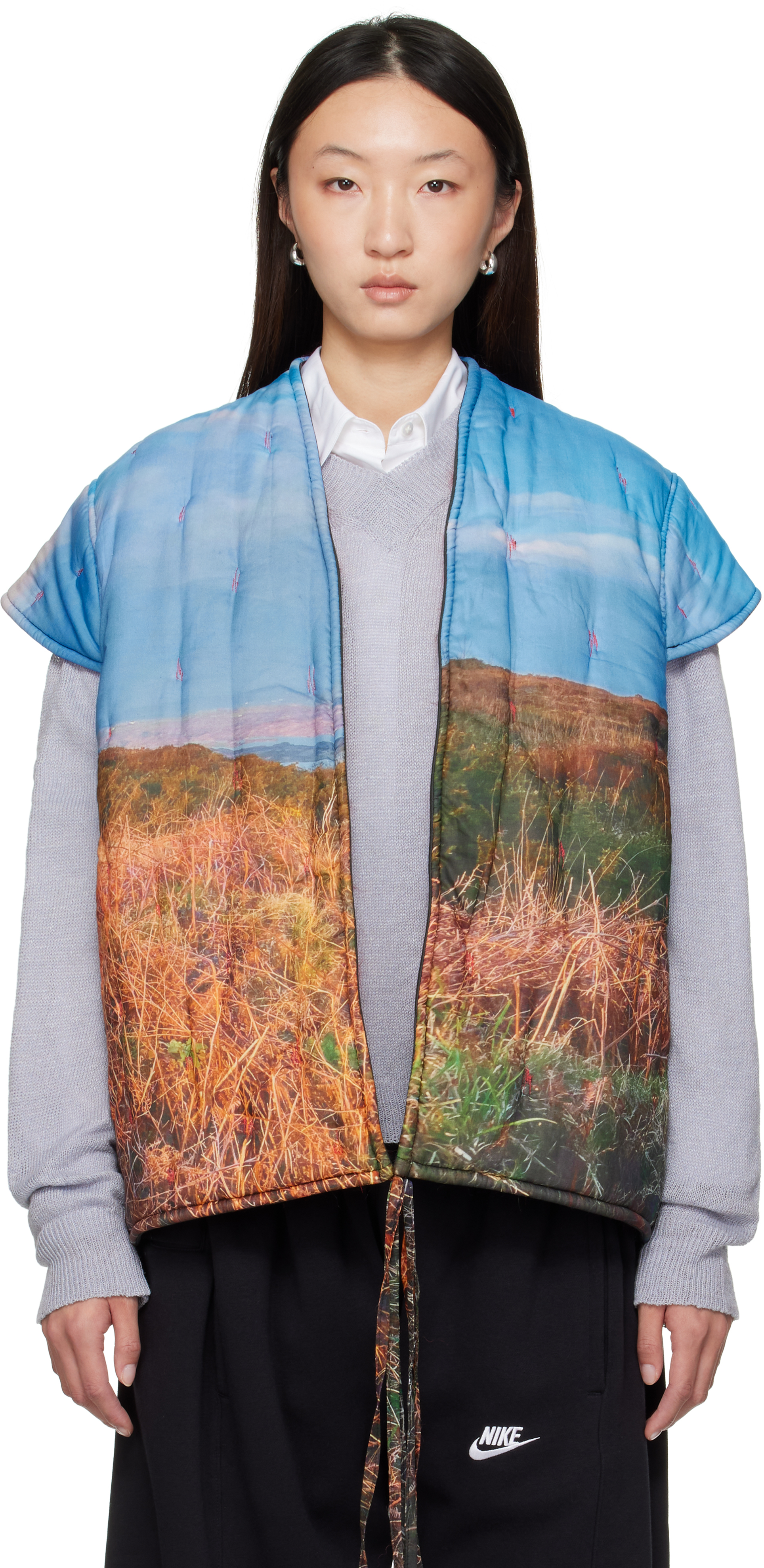 Bless Blue Lining Vest