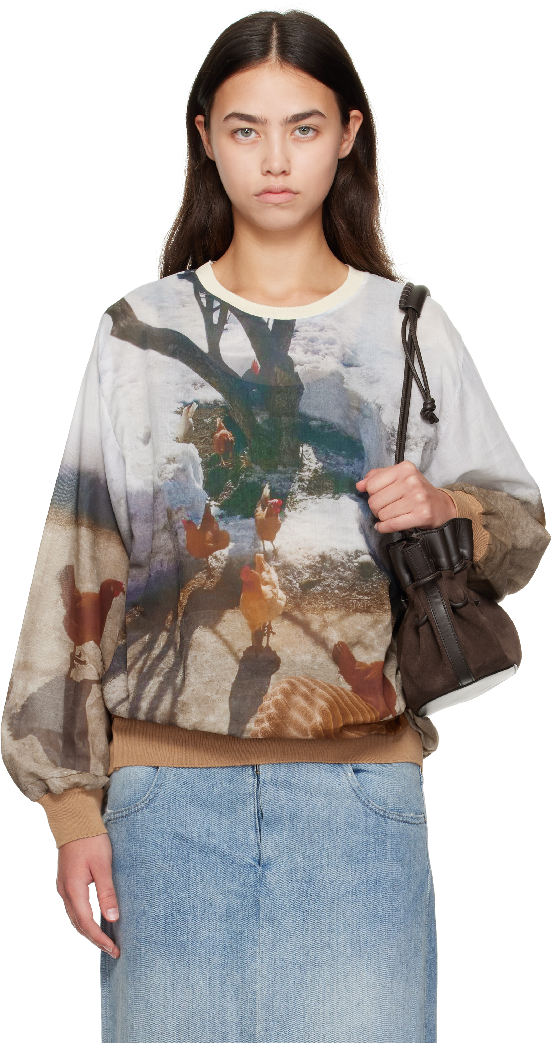 Blessのマルチカラー Nº80 Holidaysnowchicken Long Tシャツがセール中