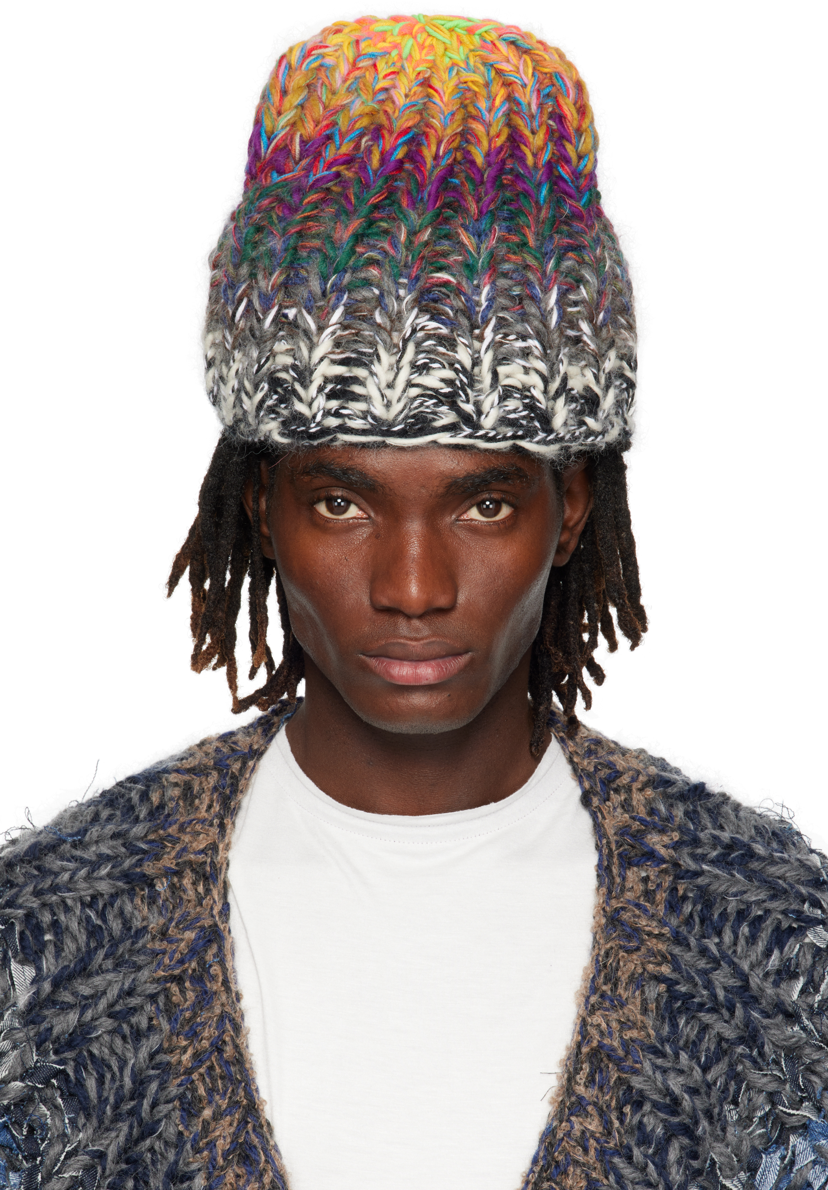 Bless Multicolor Nº65 Degradé Knittedhat Ii Beanie