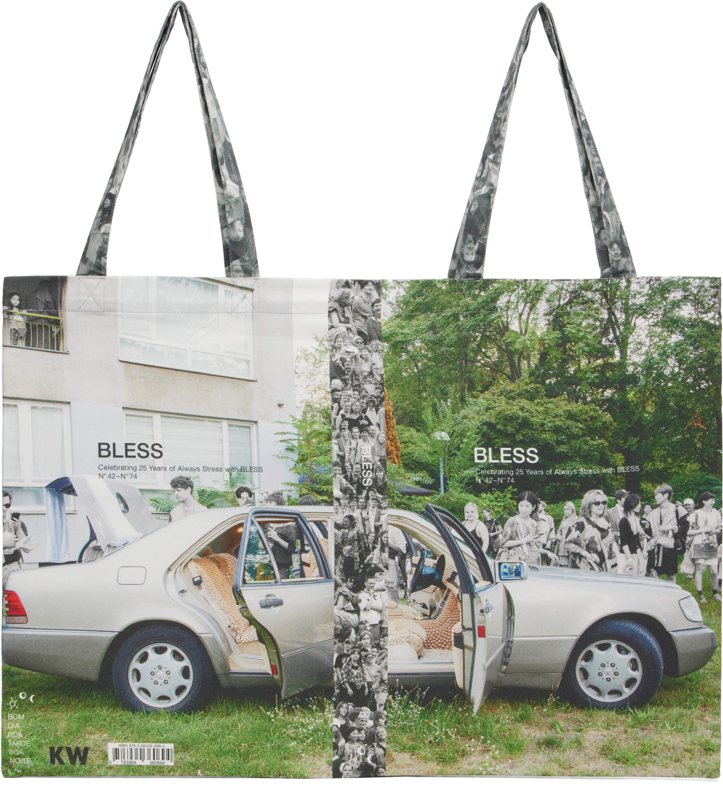 Bless Multicolor Nº77 Coverbookbag Tote In Animal Print