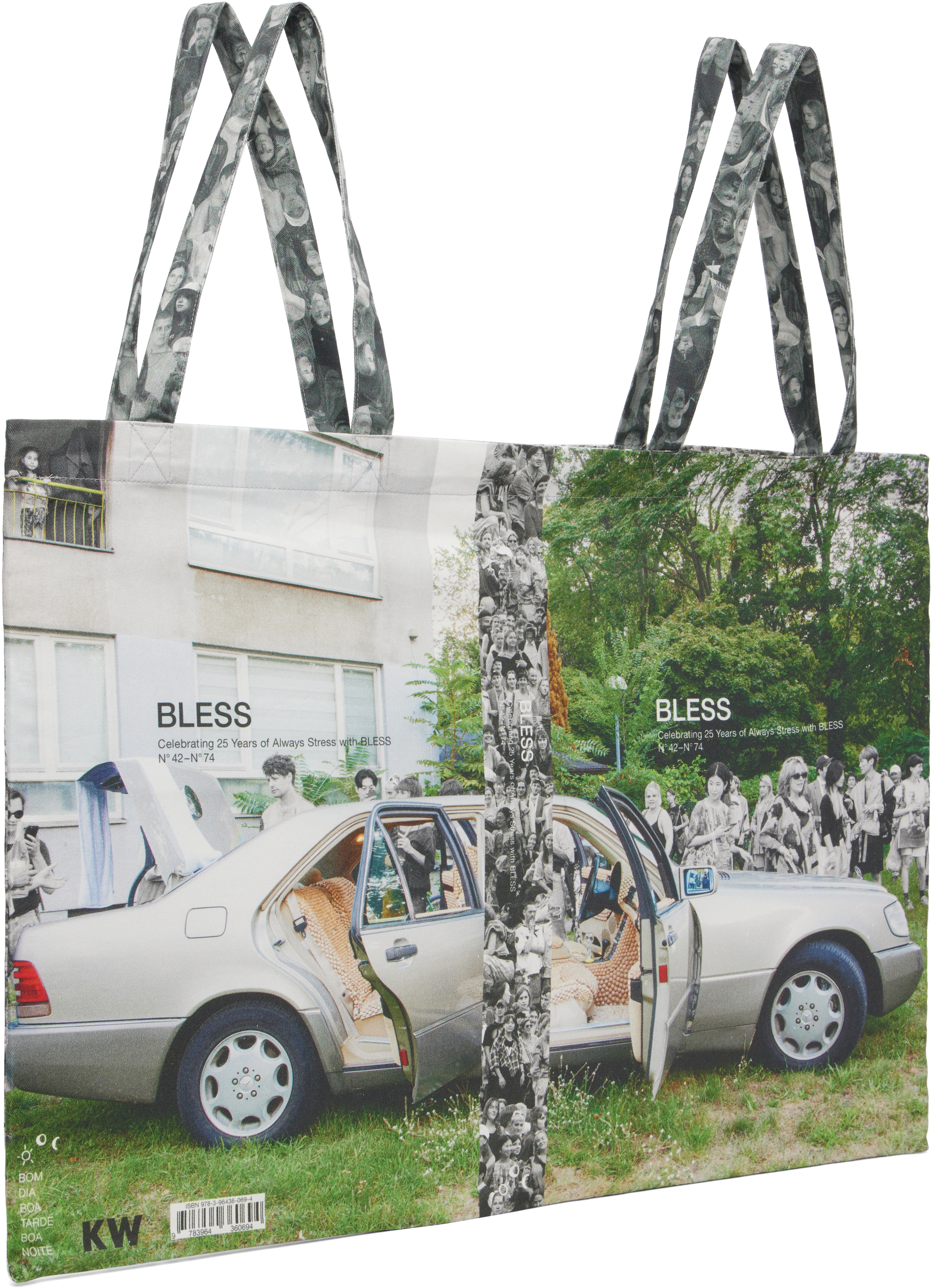 Bless Multicolor Nº77 Coverbookbag Tote In Animal Print