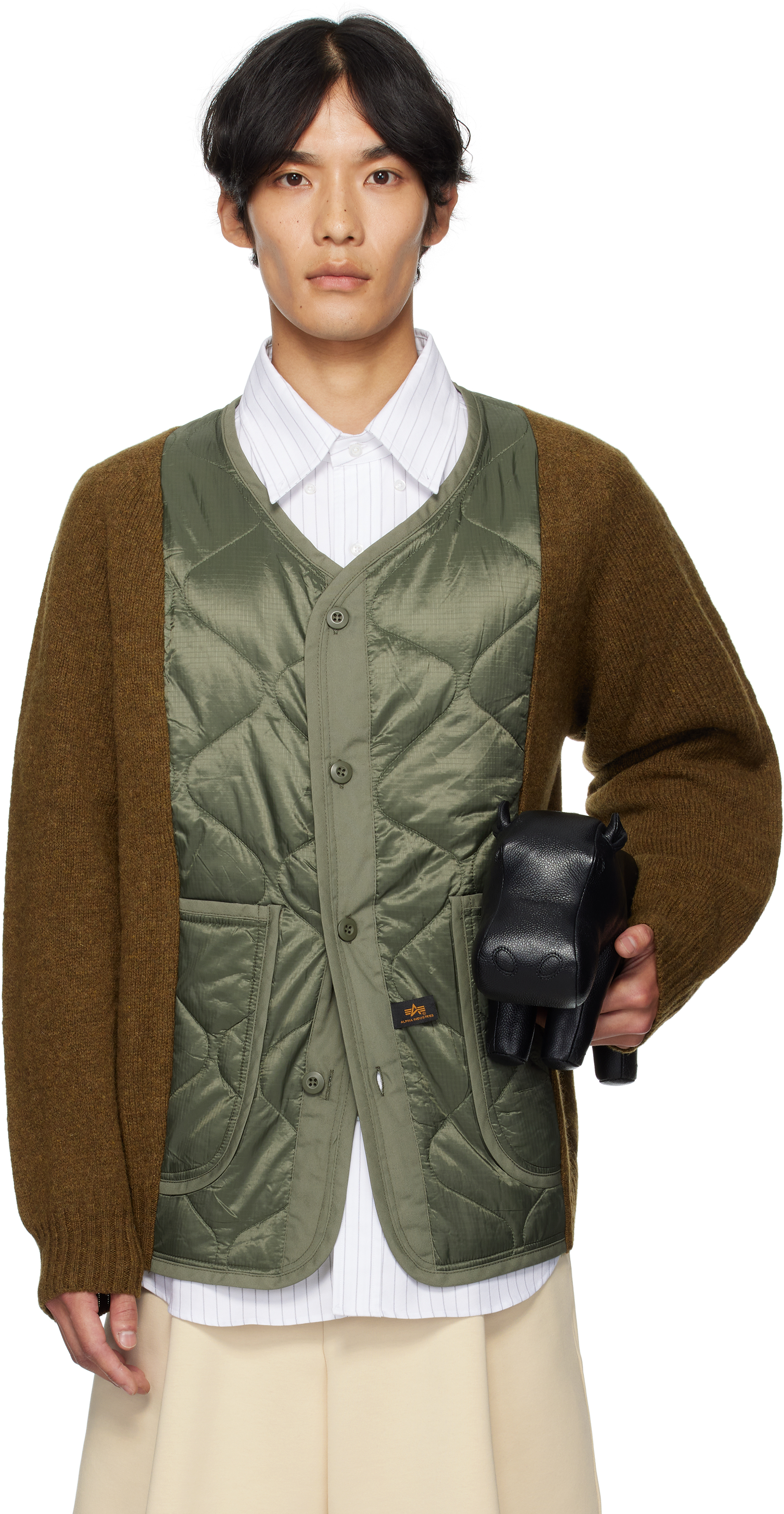 Brown & Green N°80 Liningknitter Cardigan Jacket