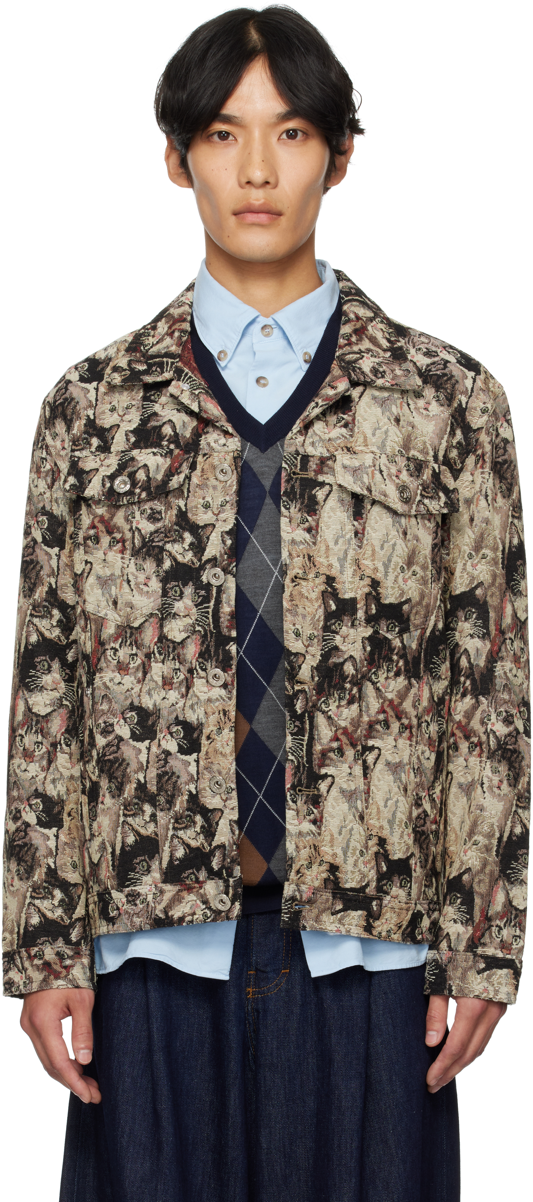 Blessのマルチカラー N°08 Cat-Shirt ゴブラン ジャケットがセール中