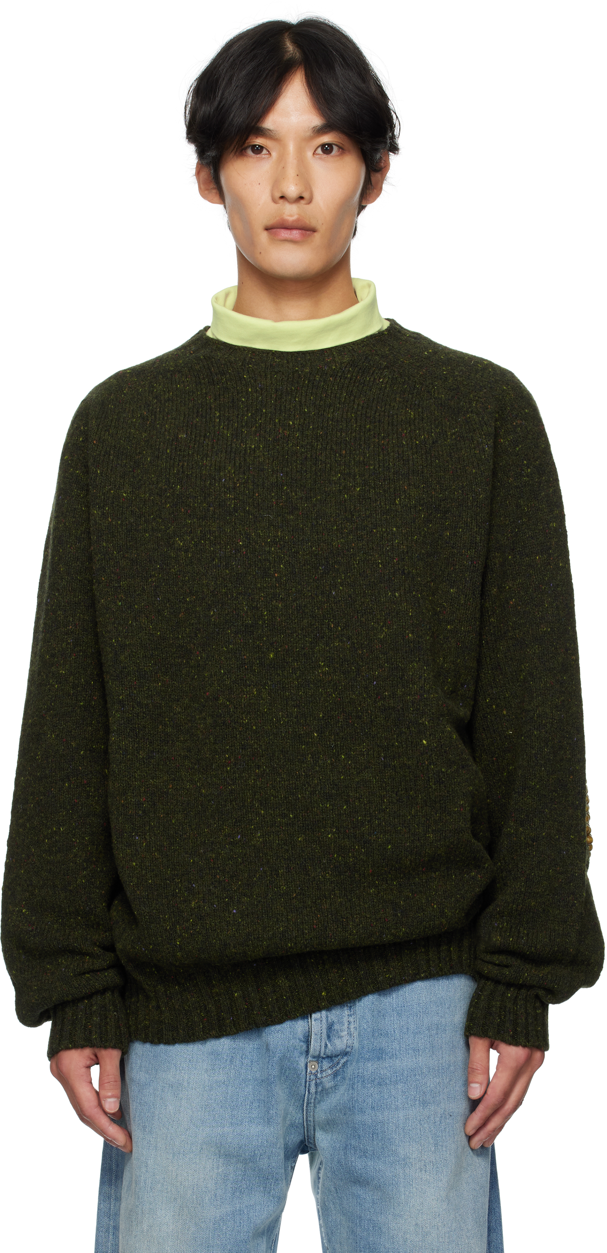 Green N°80 Pearlpad Sweater
