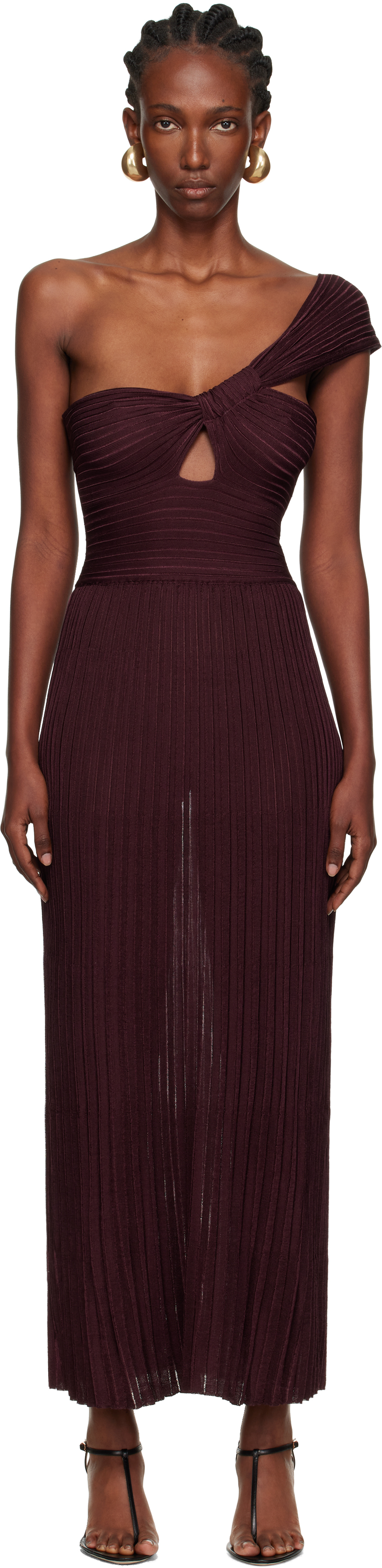 Burgundy Altura Maxi Dress