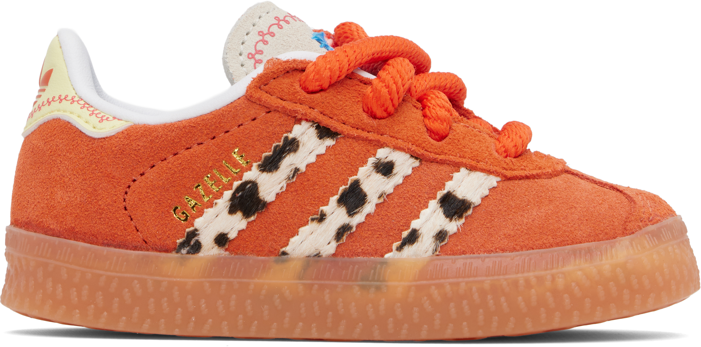 Baby Orange Gazelle Sneakers