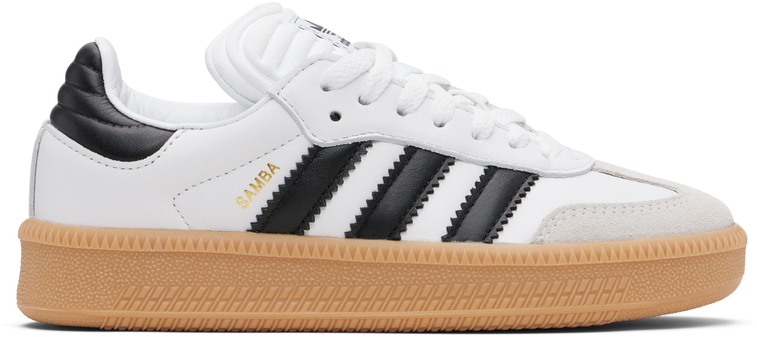 adidas gazelle silver green womens adidas Samba Messi Junior Indoor Shoes Black/Gold/Gum / 5.5 main image 0