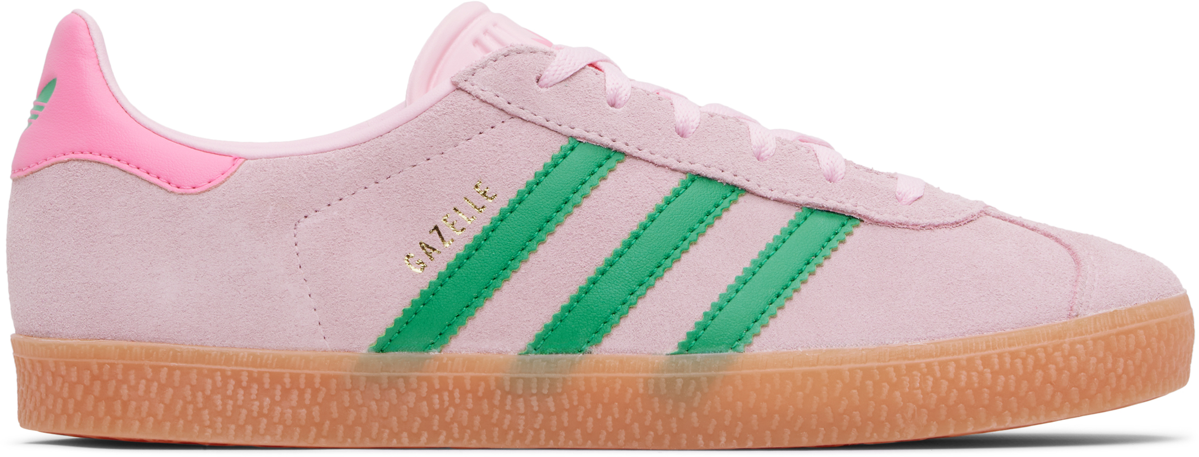 Adidas Originals Gazelle Comfort Closure Elastic Lace Shoes Kids