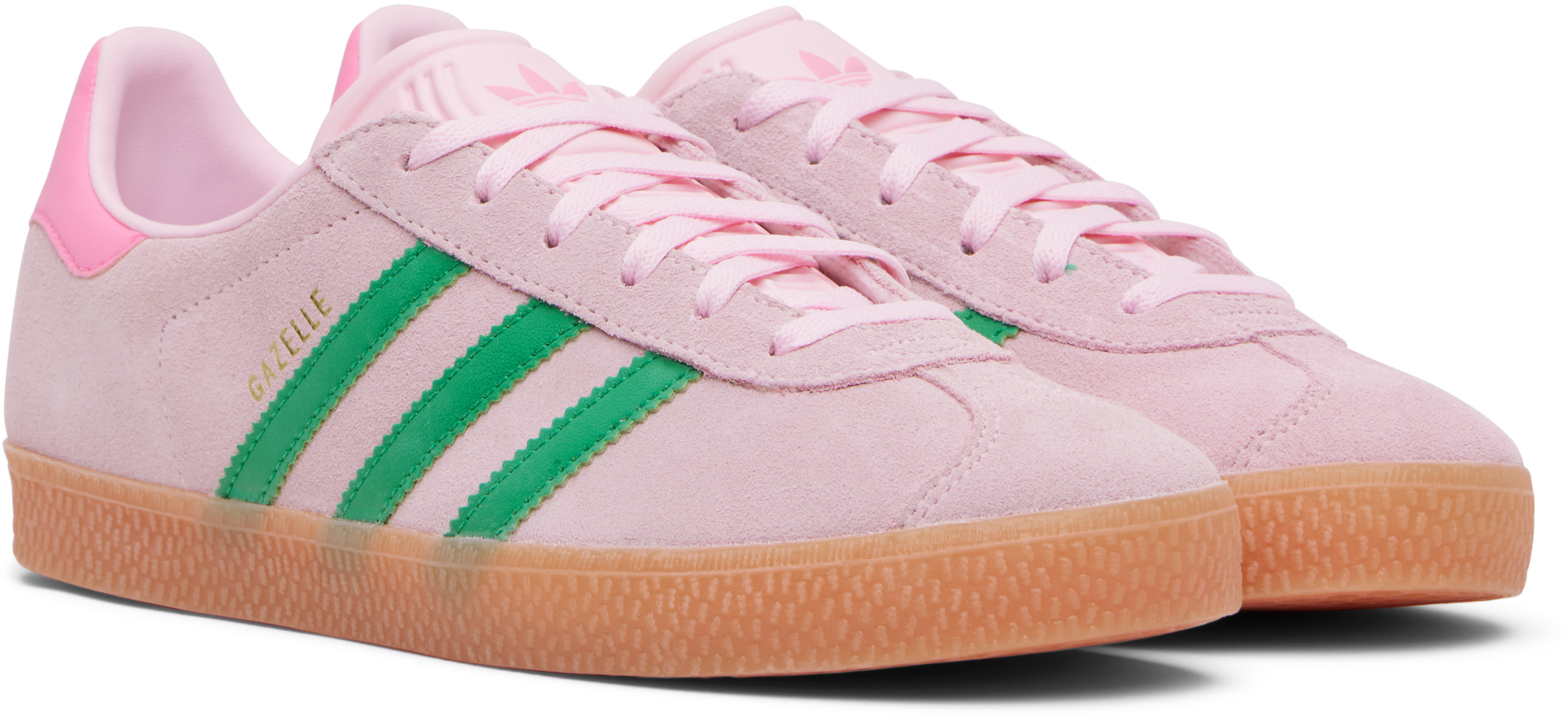 Adidas Originals Gazelle Comfort Closure Elastic Lace Shoes Kids