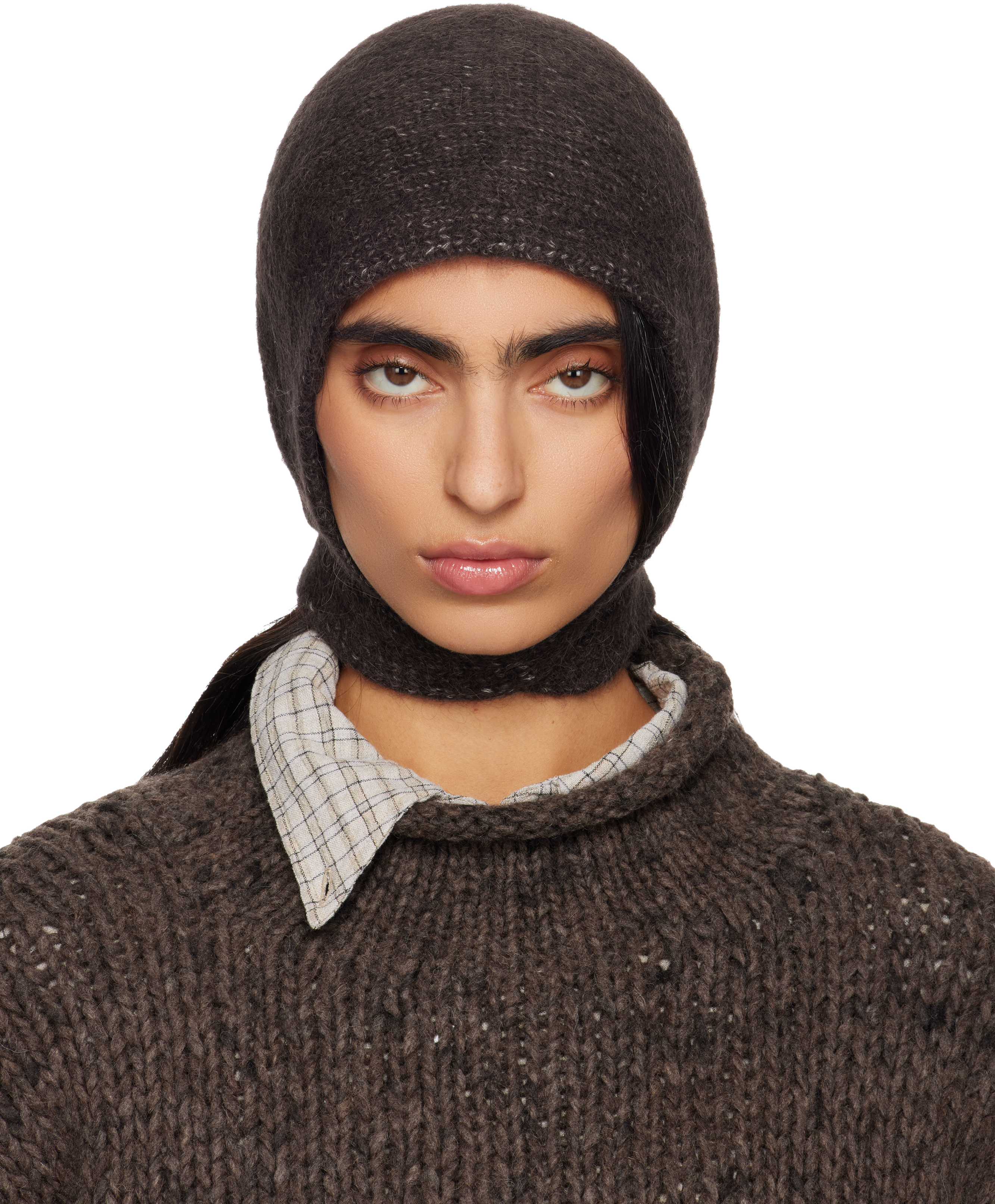 Lauren Manoogian Brown Loft Bonnet In Brown