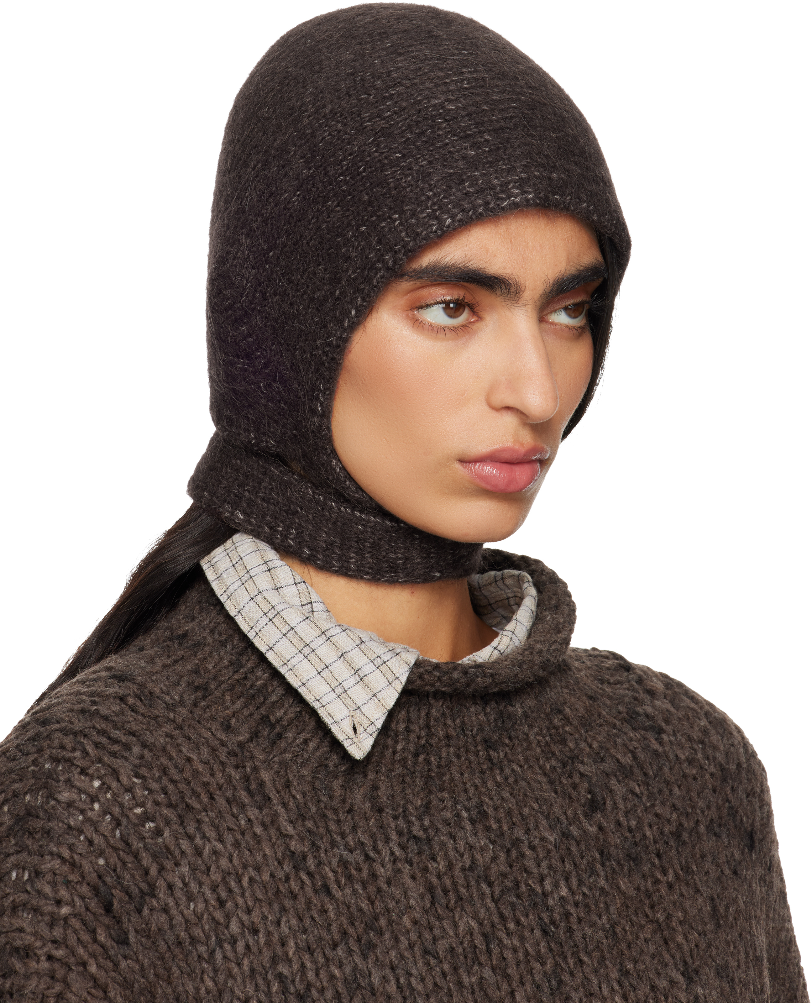 Lauren Manoogian Brown Loft Bonnet In Brown