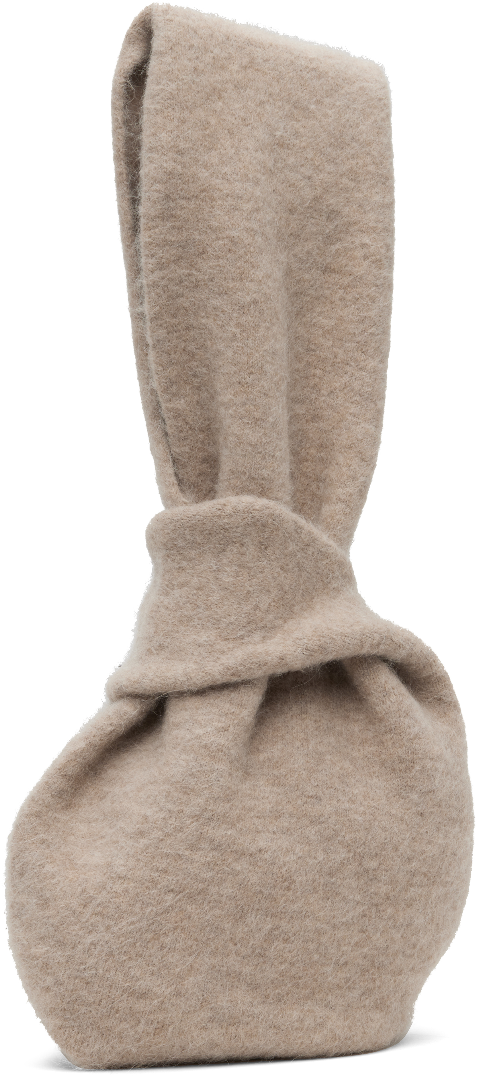 Lauren Manoogian Beige Knot Shopper Tote In Brown