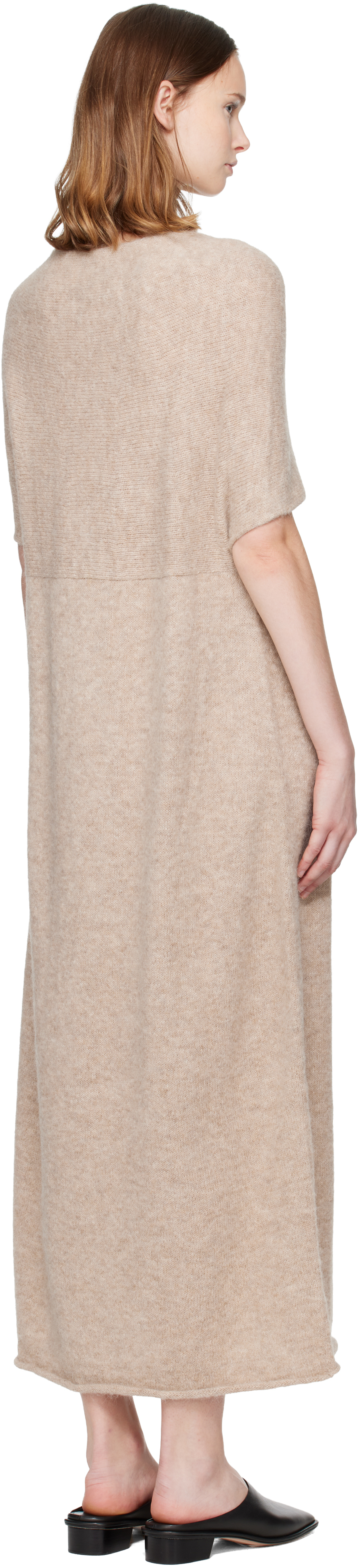 Lauren Manoogian Beige Knot Maxi Dress In Neutral