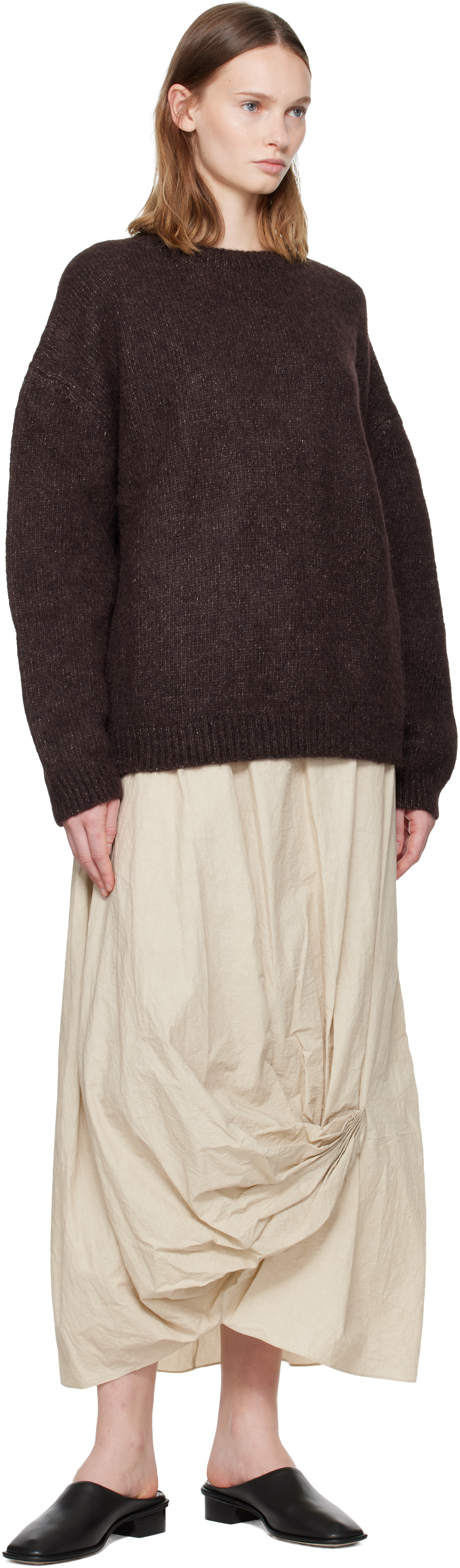 Lauren Manoogian Brown Loft Sweater In Brown