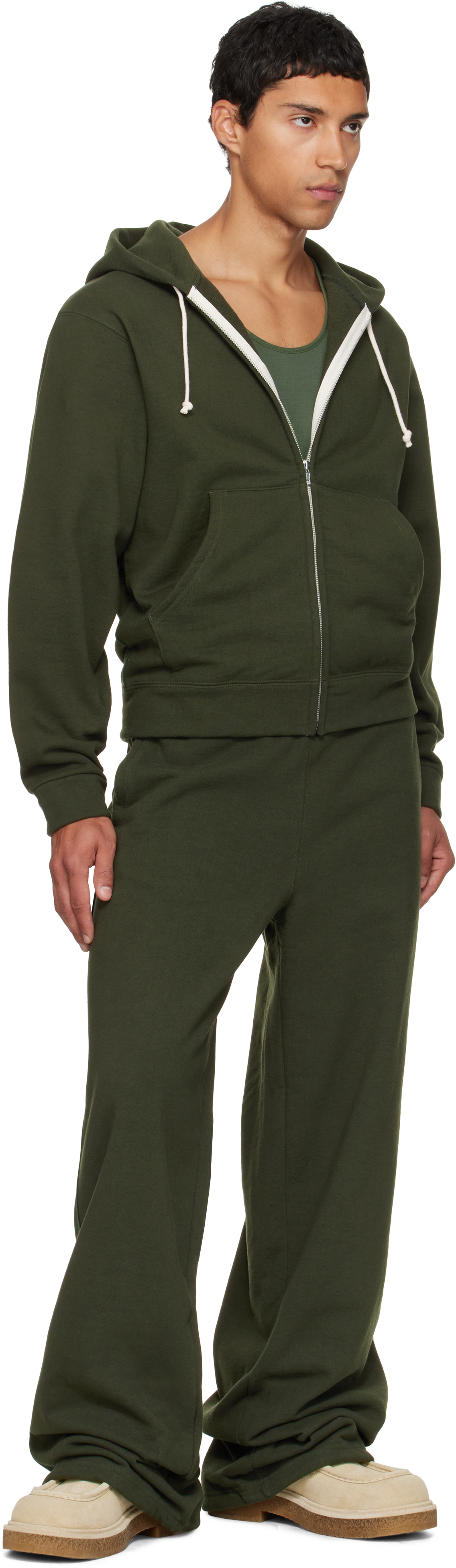 Veneda Carter Ssense Exclusive Green Duo Sweatpants In Green