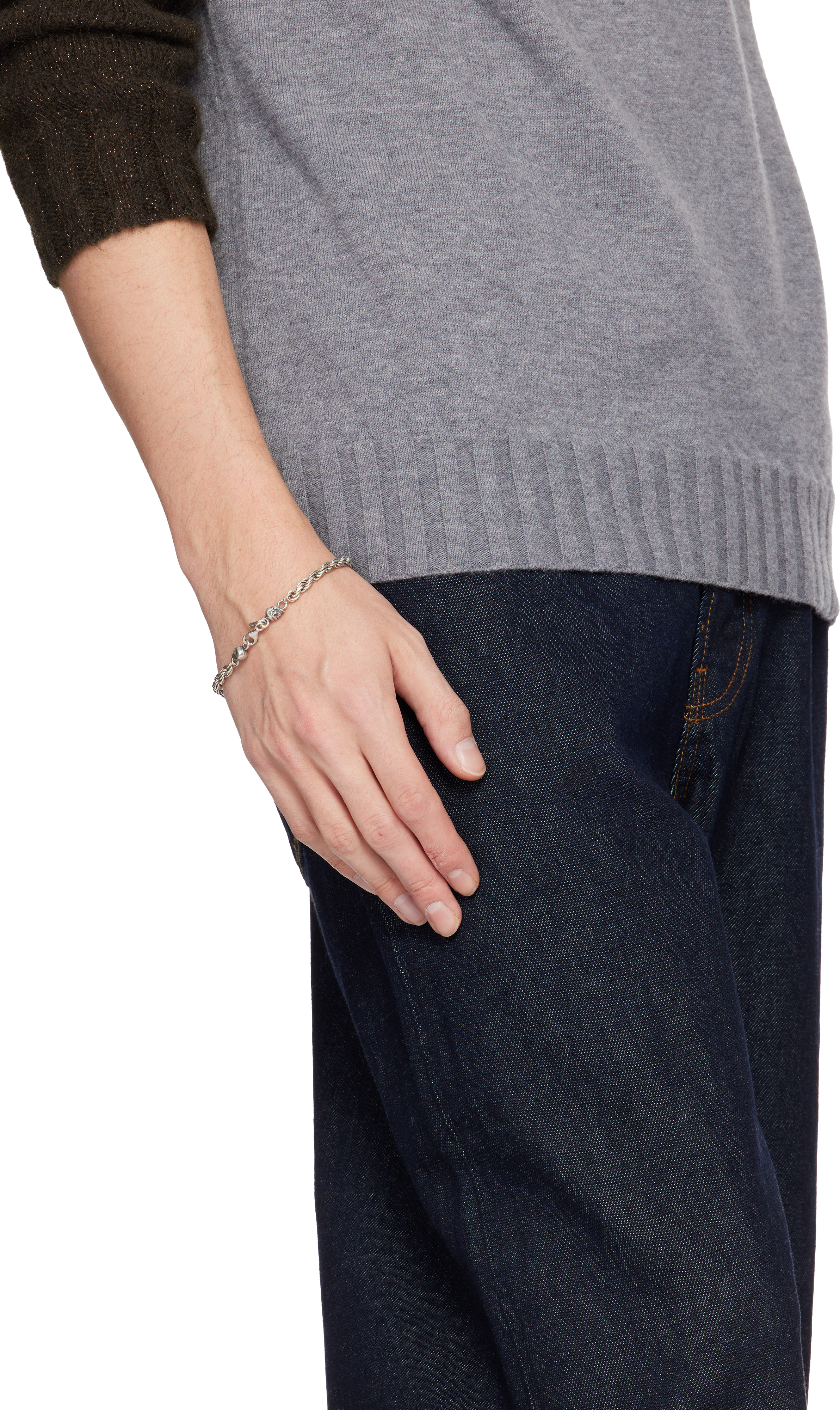 Emanuele Bicocchi Ssense Exclusive Chain Bracelet In Metallic