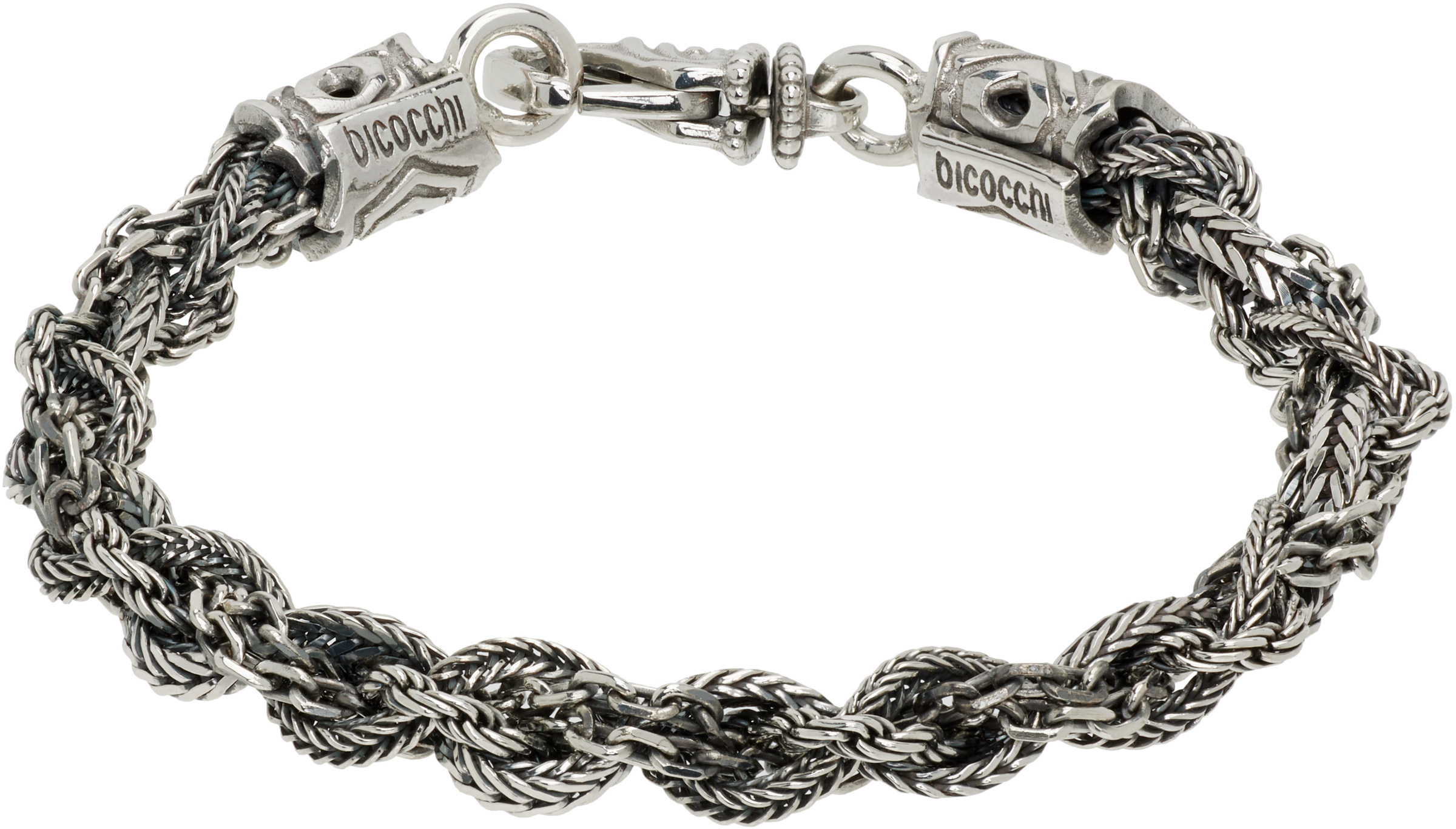 アクセサリー Emanuele Bicocch Small Round Braid Emanuele BicocchiのSmall Round Braid ブレスレットがセール中