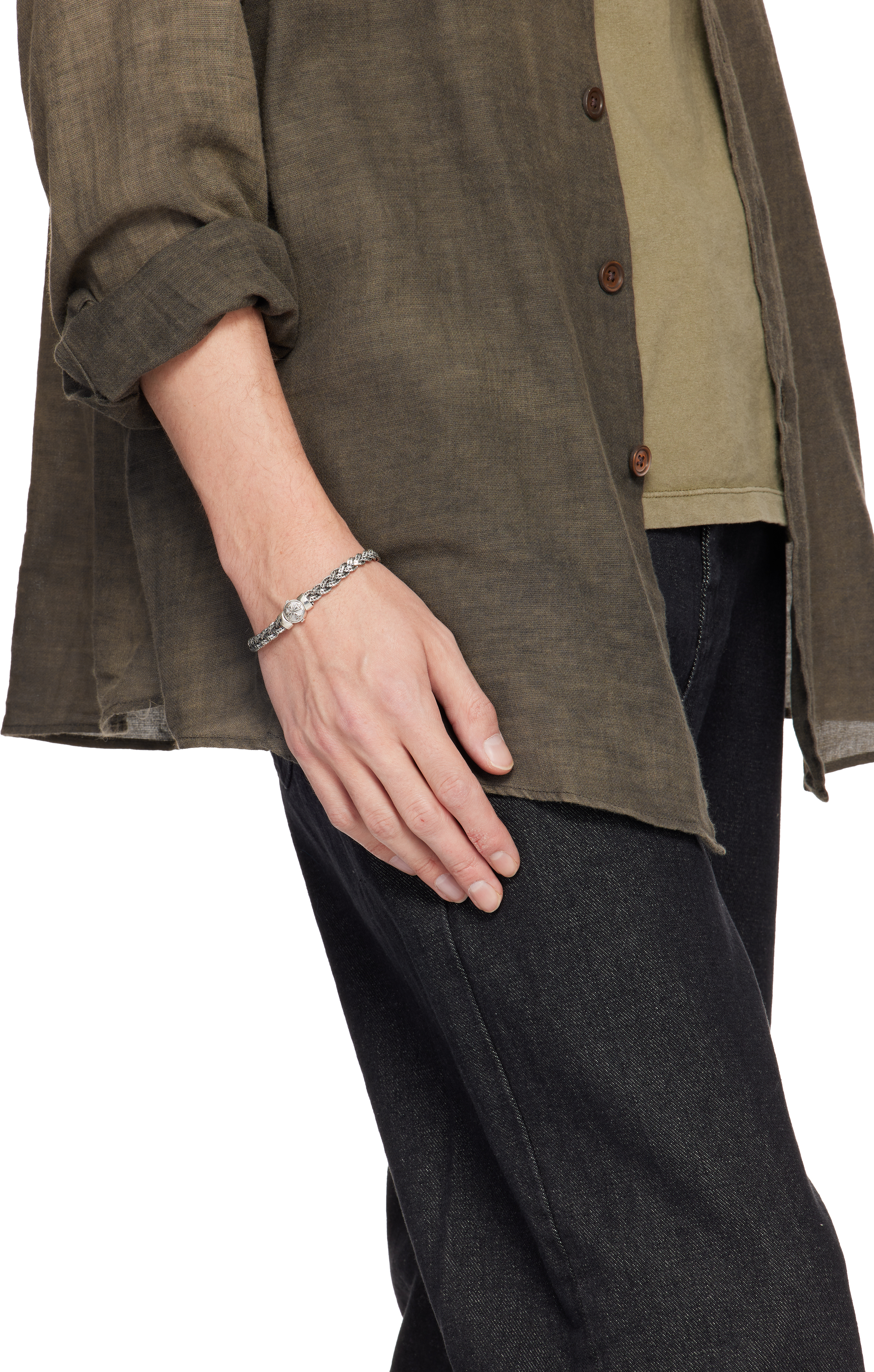 Emanuele Bicocchi Small Flat Braid Bracelet In Multi