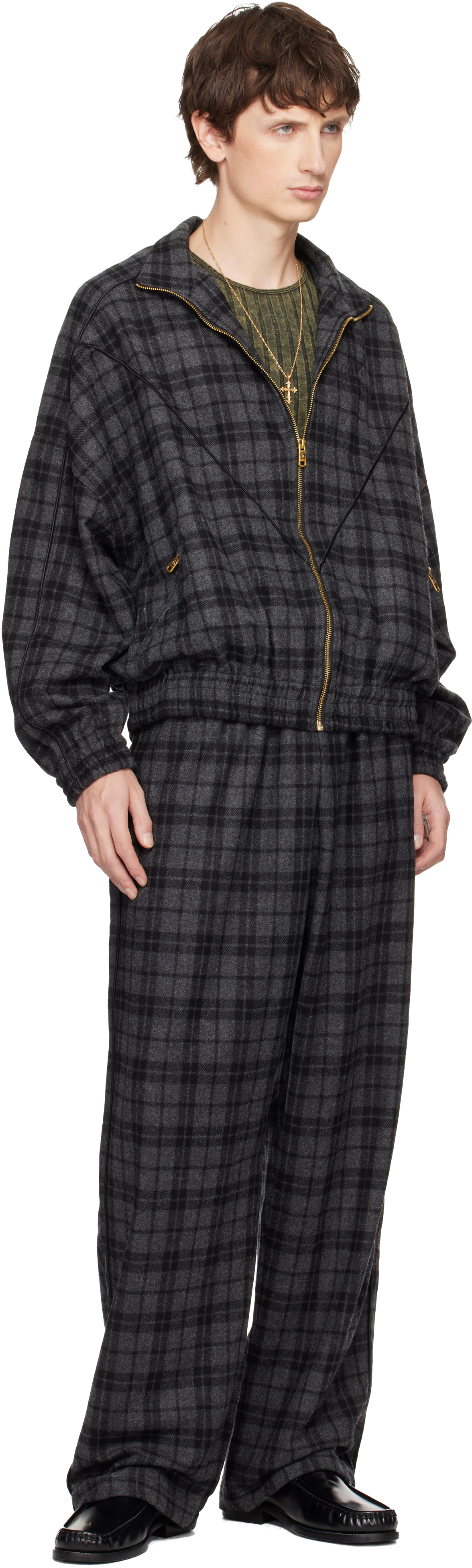 Emanuele Bicocchi Medium Fleury Cross Necklace In Gold