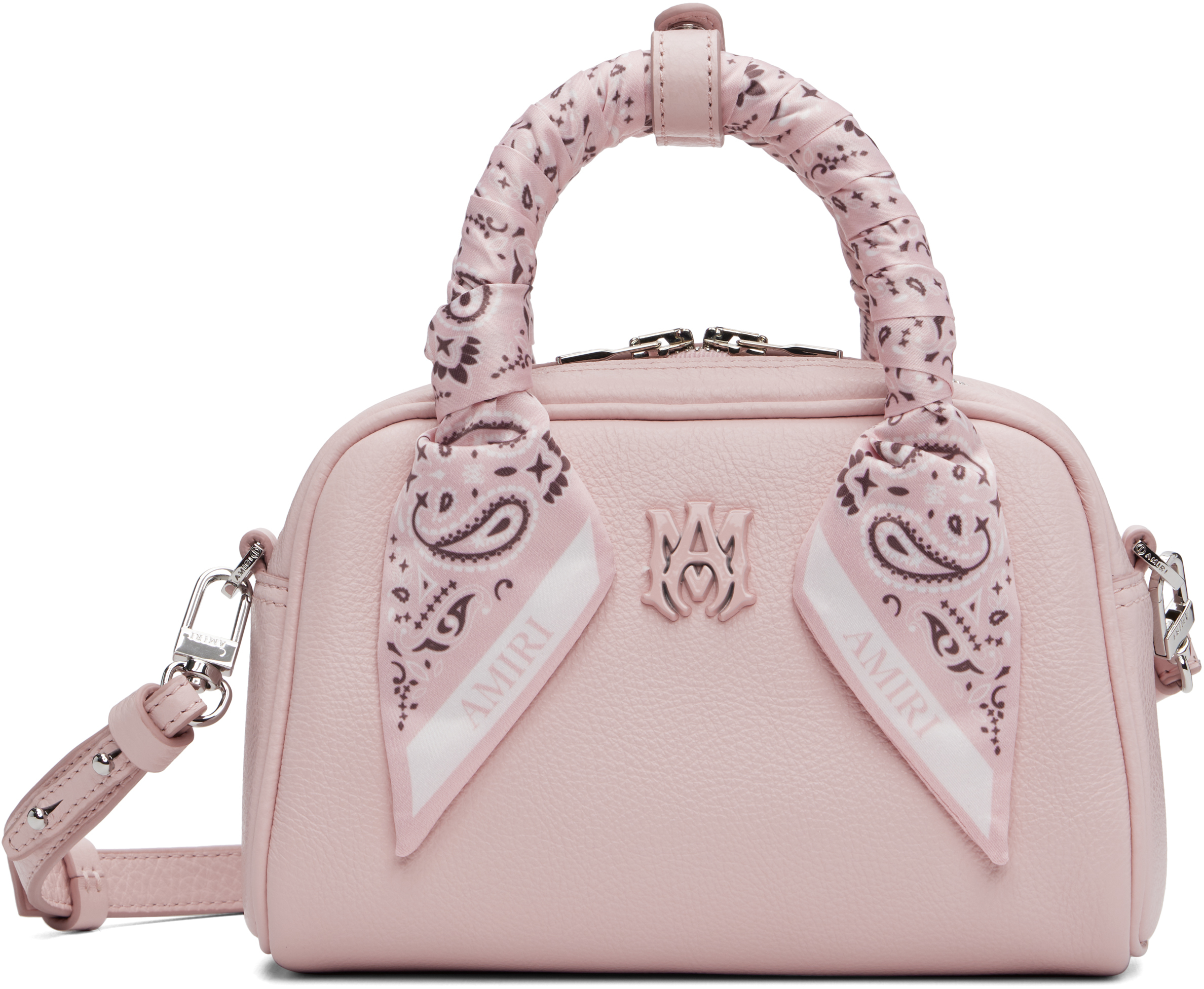 AMIRI: Pink Micro Bowling Bag | SSENSE
