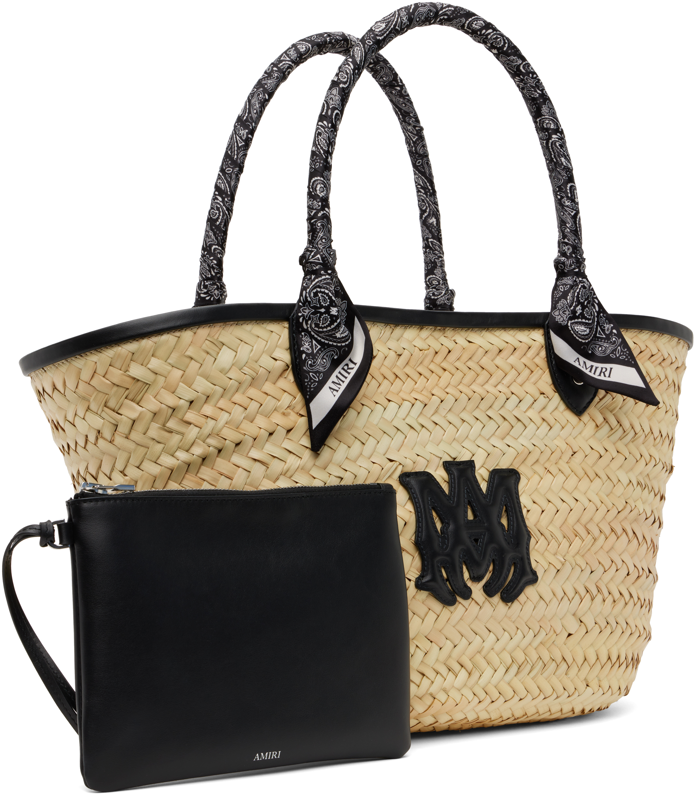 Amiri Ma Raffia Macro Tote