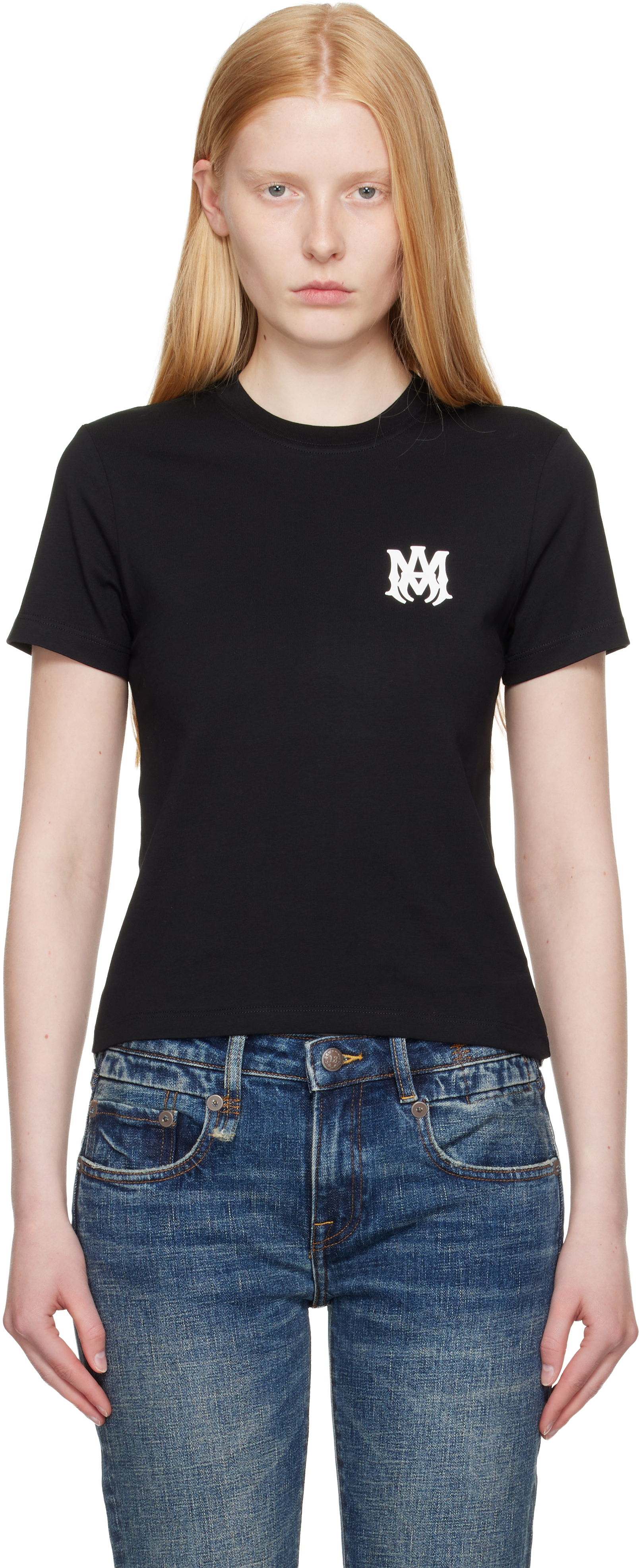 Amiri Logo Short-sleeved T-shirt