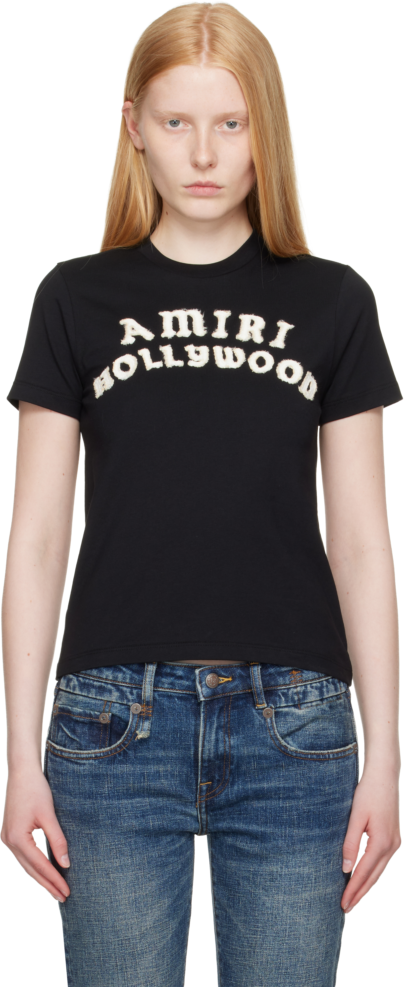 Black 'Amiri Hollywood' T-shirt