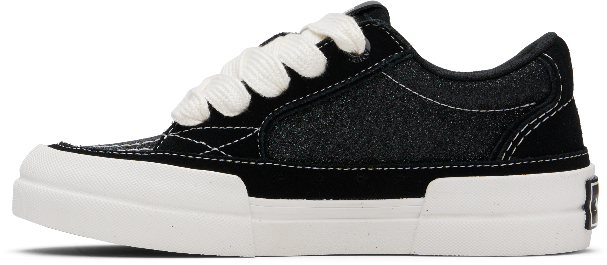 Amiri Black Glitter Sunset Skate Sneakers In Multi
