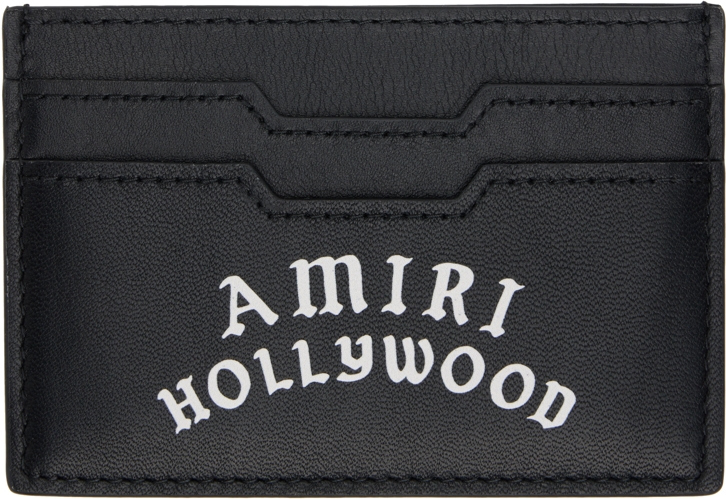 Black 'AMIRI Hollywood' Card Holder