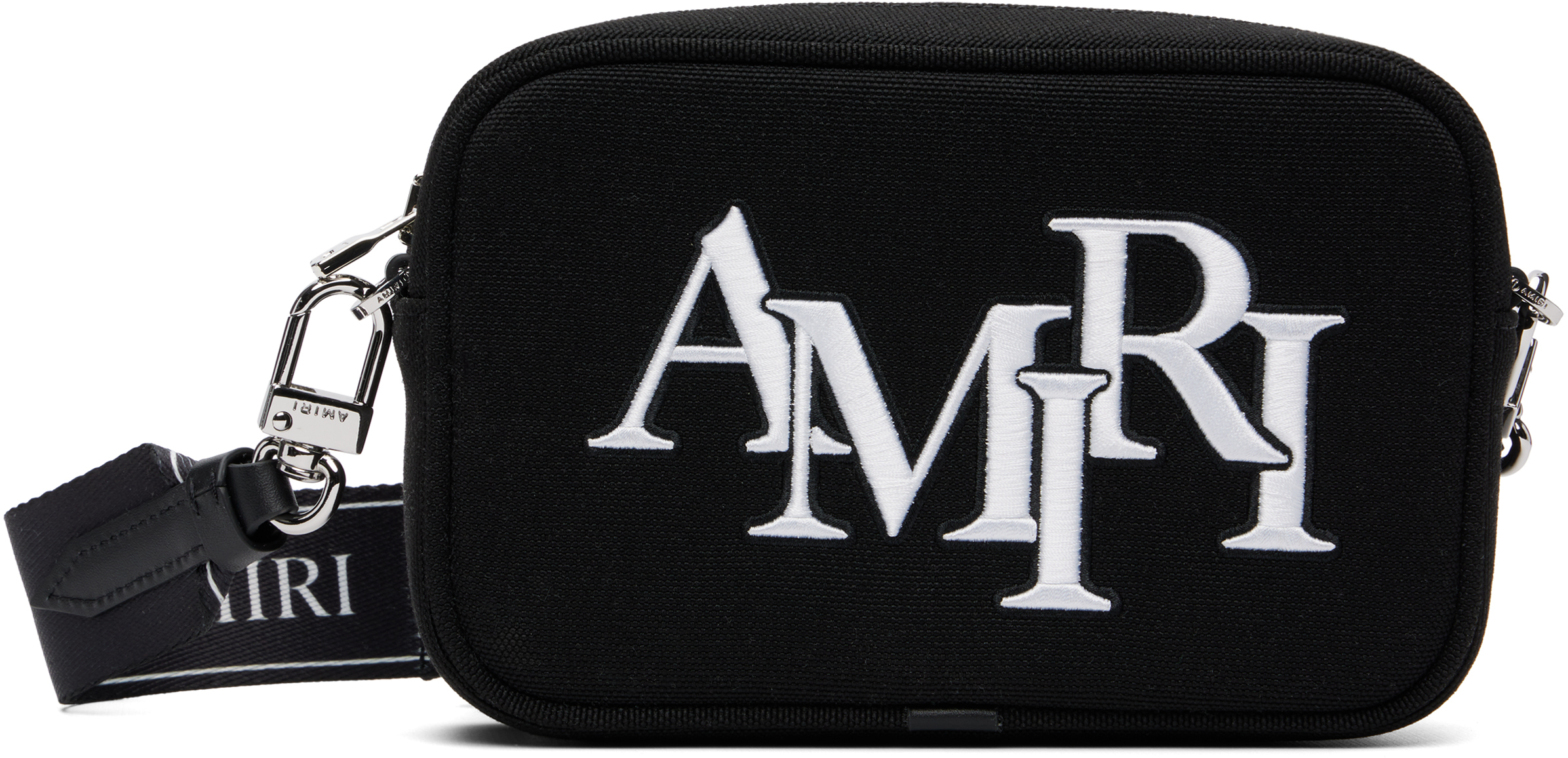 Black 'AMIRI' Staggered Camera Bag