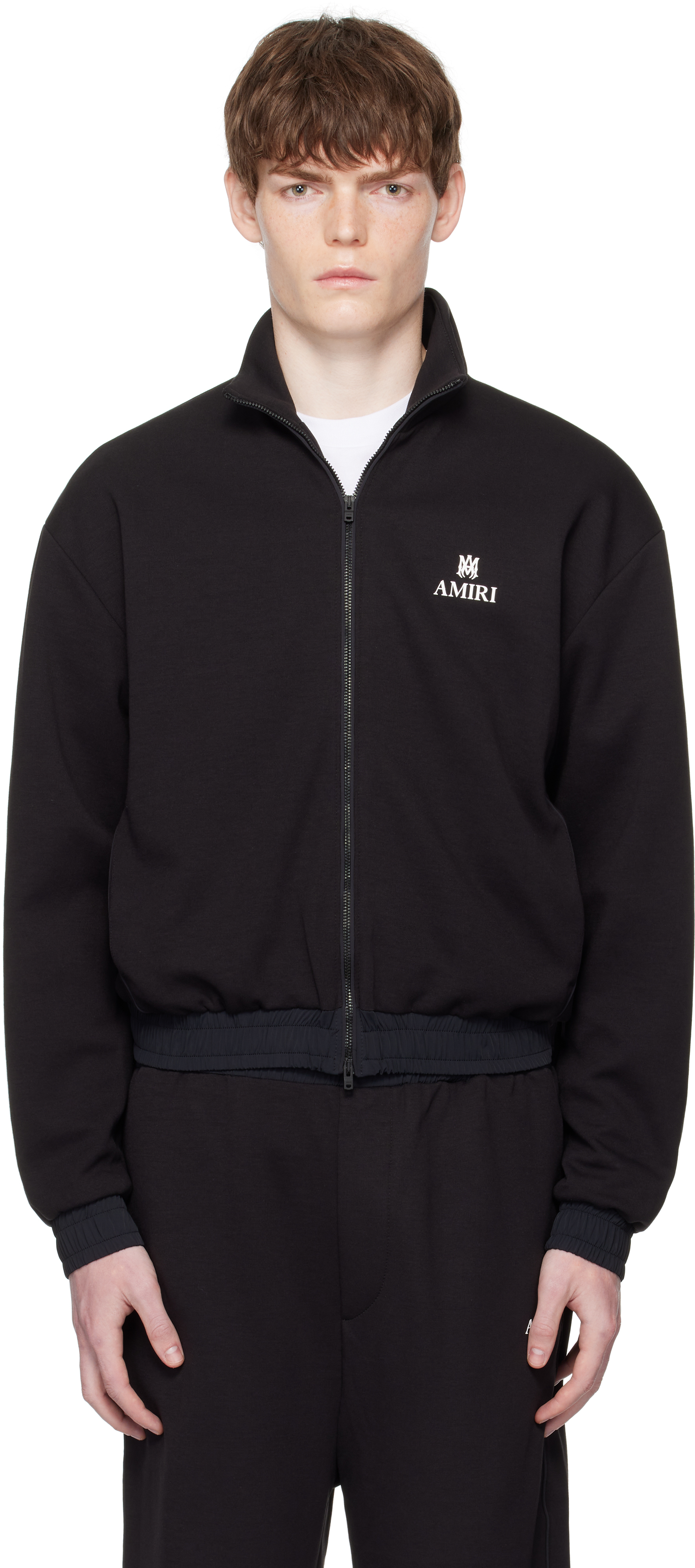 Amiri Black Lounge Track Jacket In Black