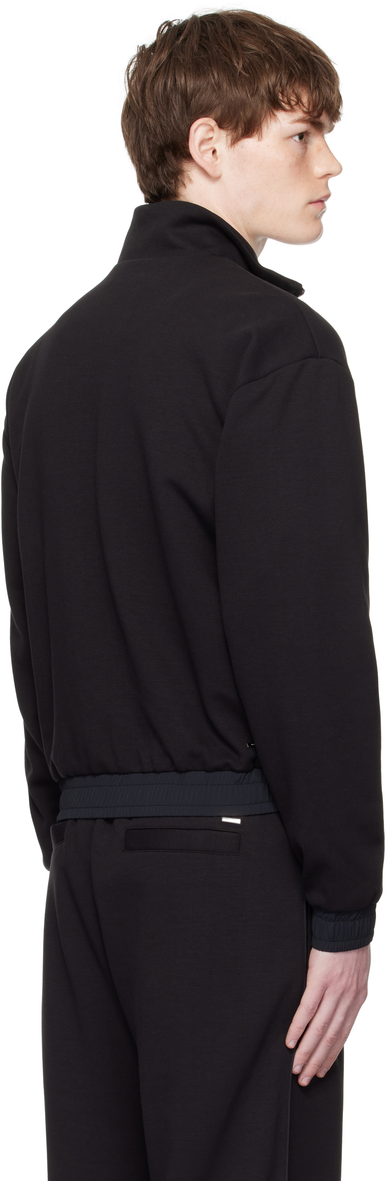 Amiri Black Lounge Track Jacket In Black