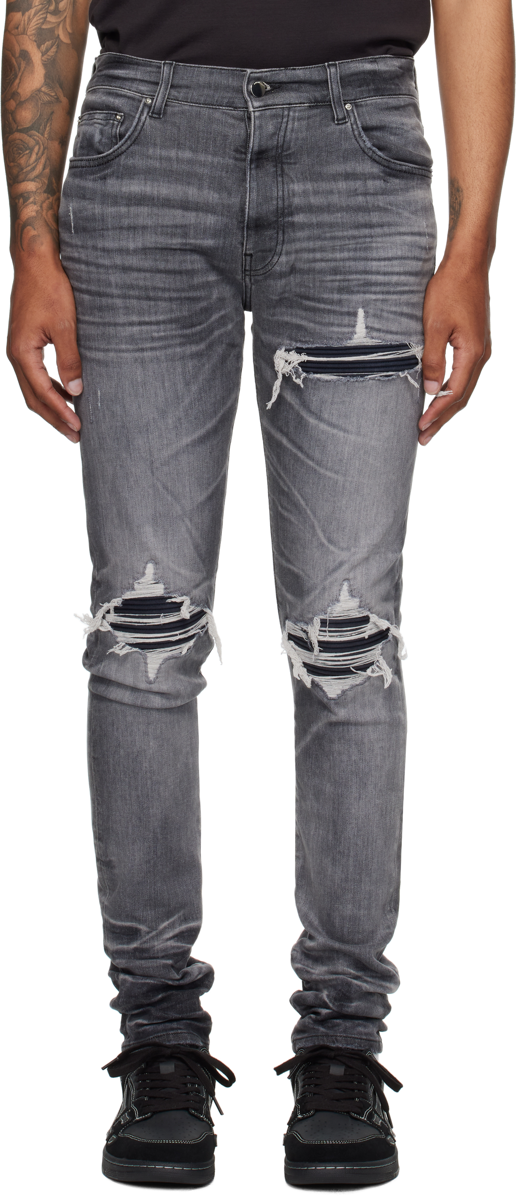 【関税込み】AMIRI Suede MX1' jeans SUEDE MX1 JEAN - Antique Indigo | AMIRI