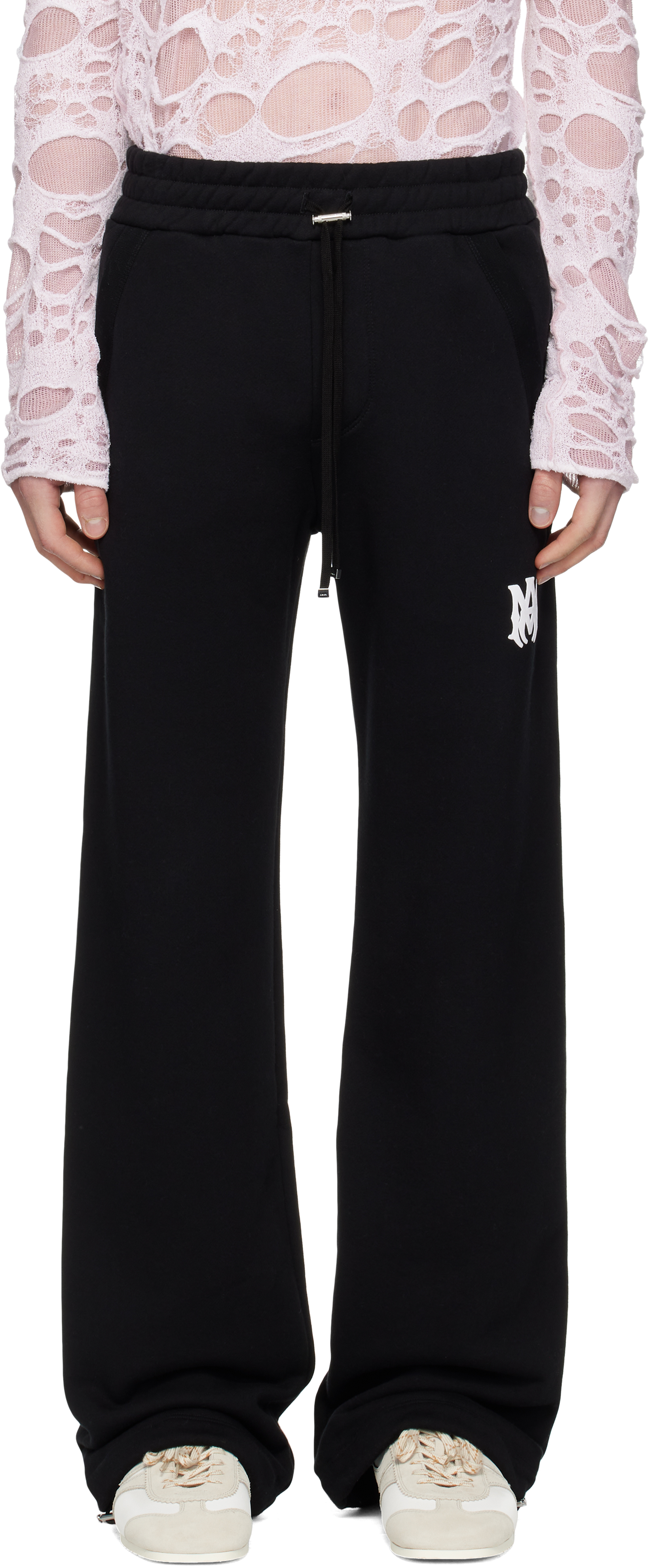 Black MA Core Logo Lounge Pants