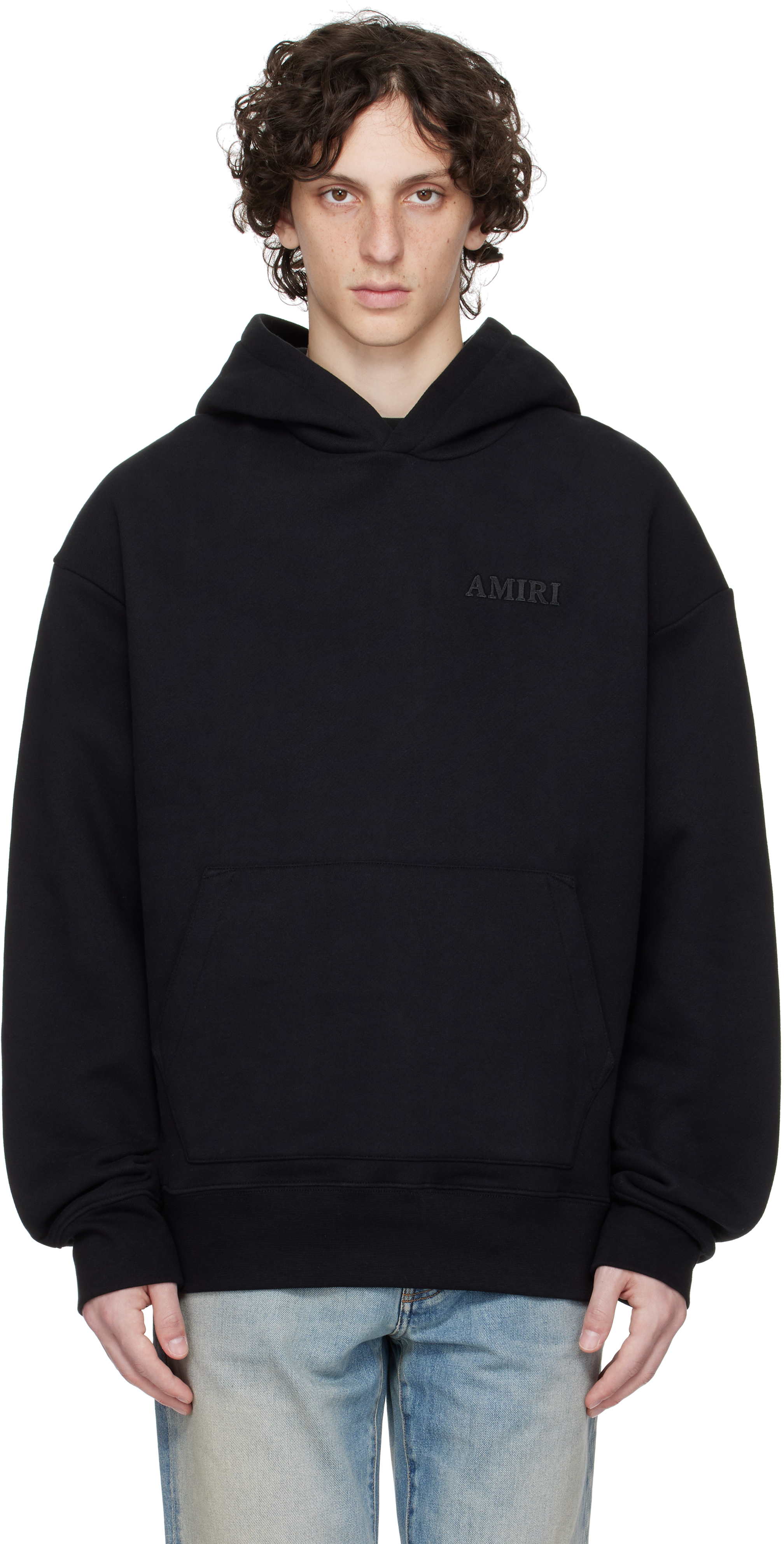Amiri Black '' Oversized Hoodie