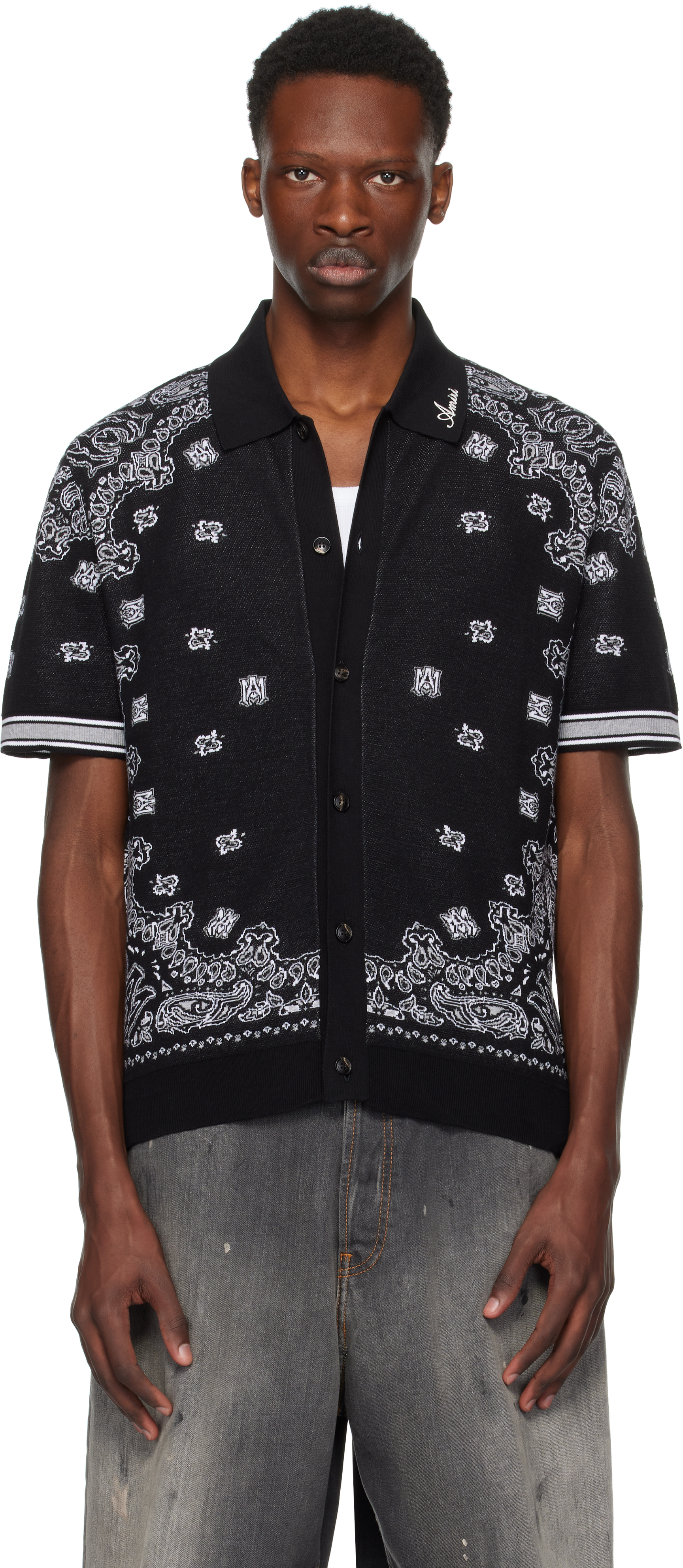 Amiri メンズ ポロシャツ | SSENSE 日本