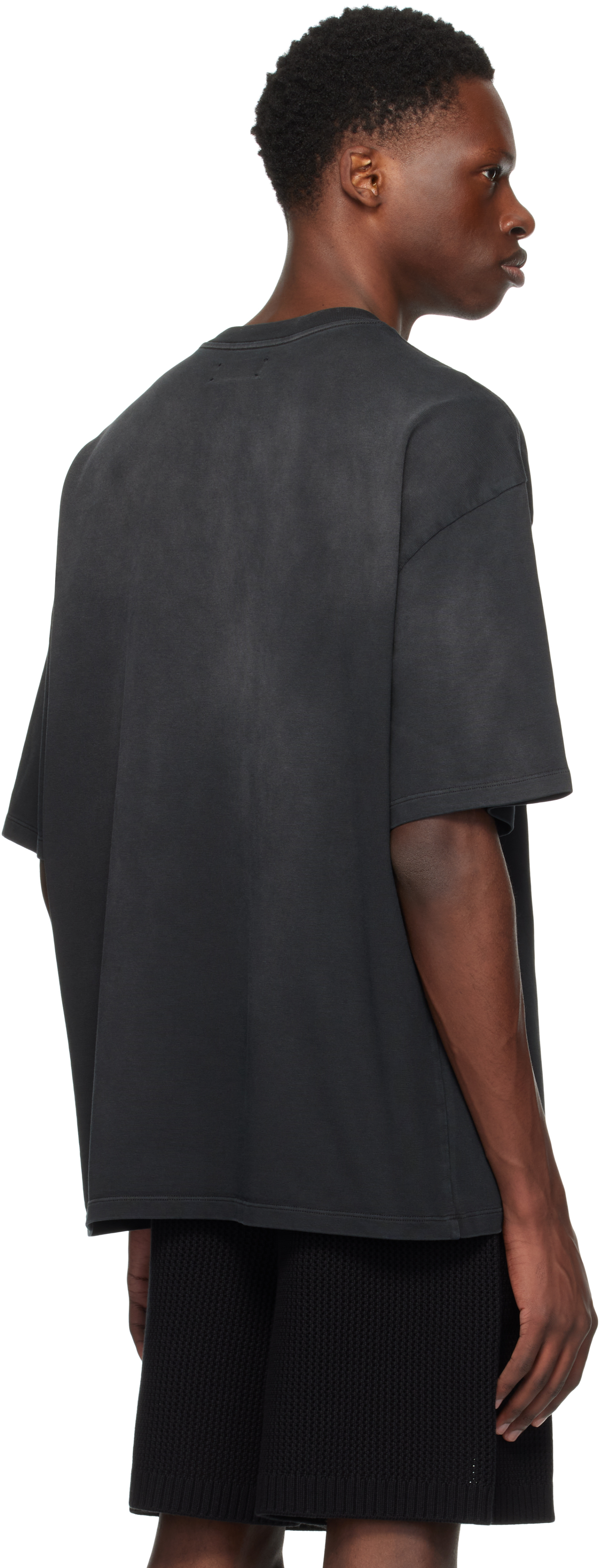 Amiri Mens Black Crystal-embellished Sinners Cotton-jersey T-shirt Xl In Black