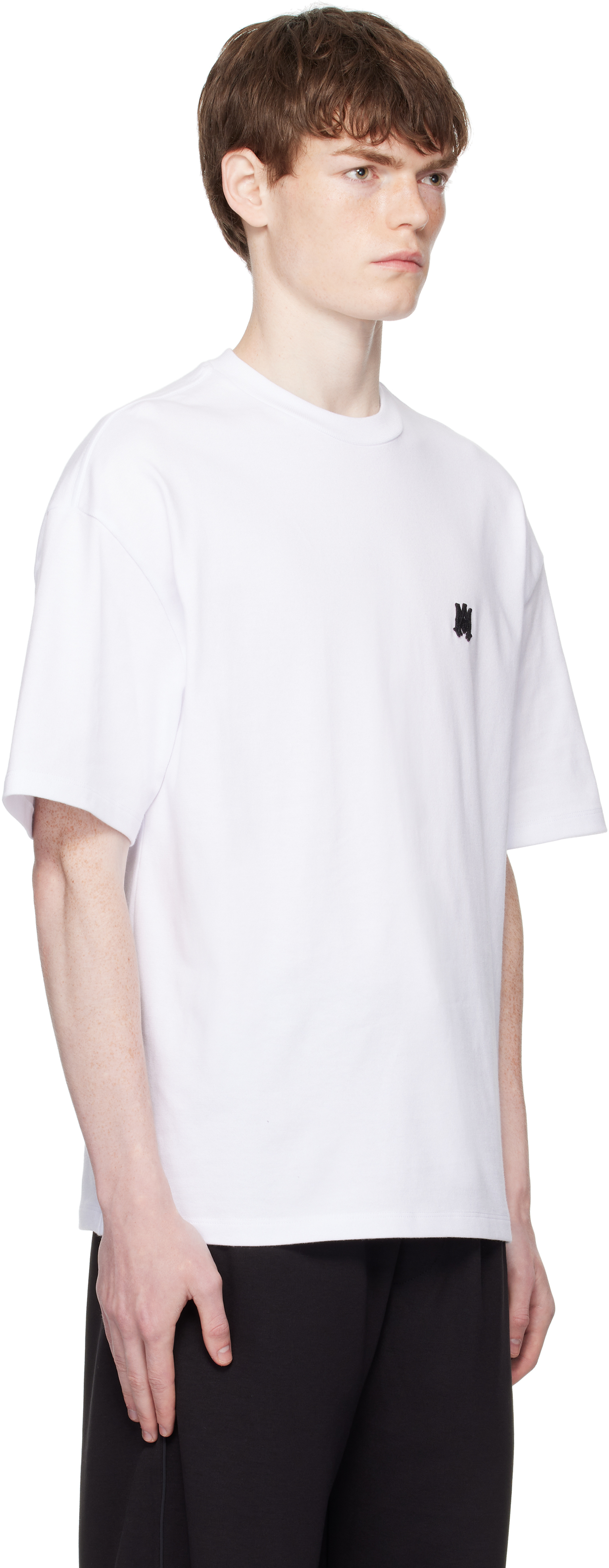 Amiri Mens White Regular-fit Skater Cotton-jersey T-shirt In White