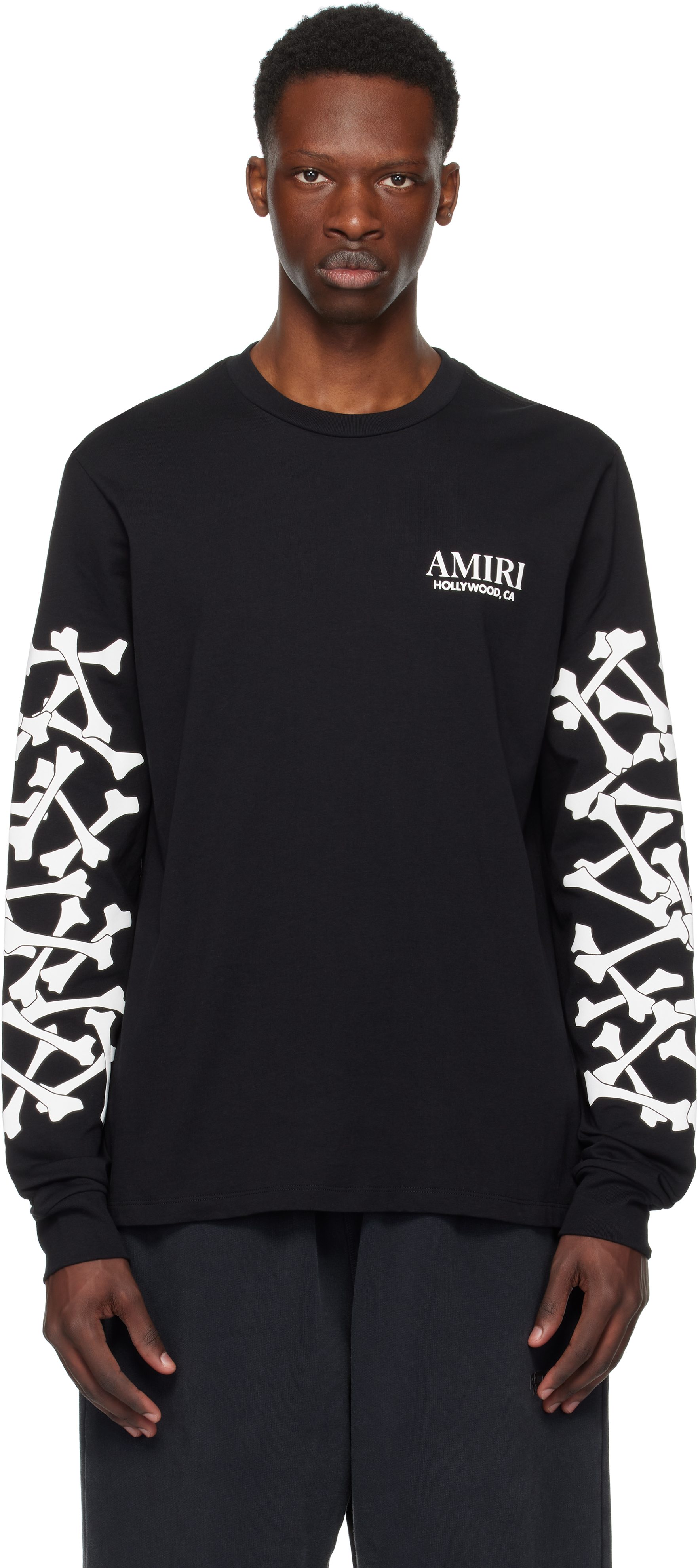 Amiri / アミリ / ボーンズ スタックド ティー AMIRI アミリ SS25 BONES STACKED TEE / WHT - NUBIAN