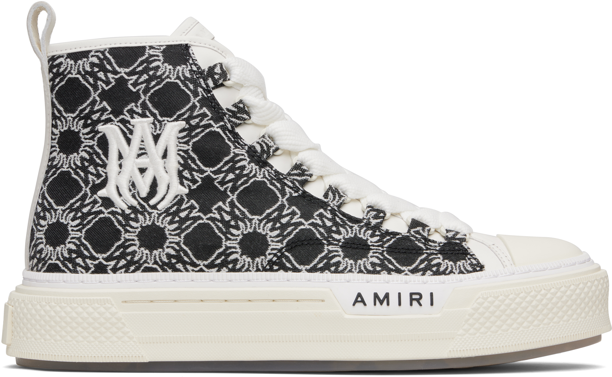 Black & White MA Quad Court Hi Sneakers
