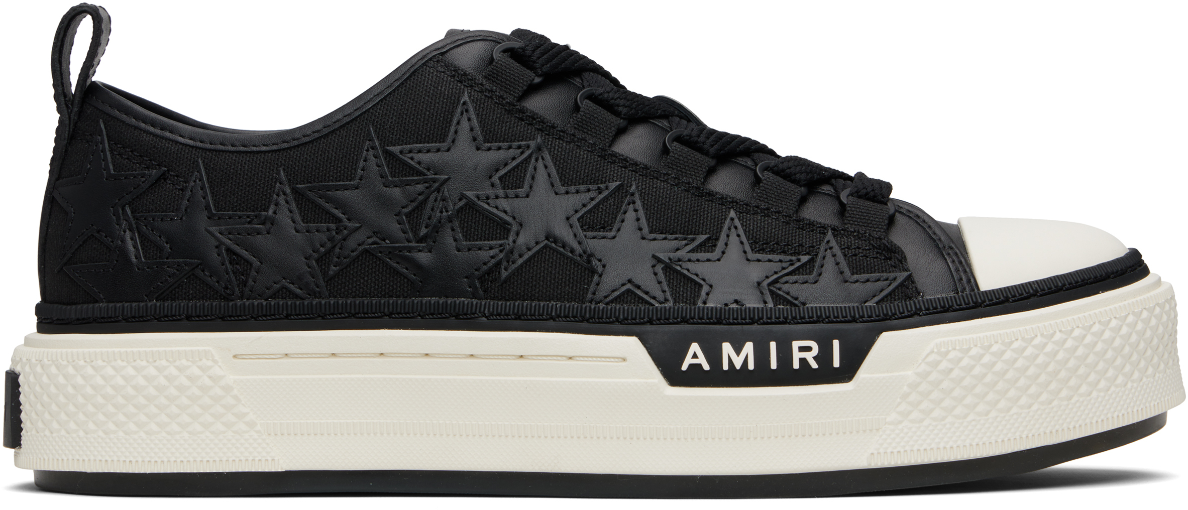 Black Stars Court Low Sneakers