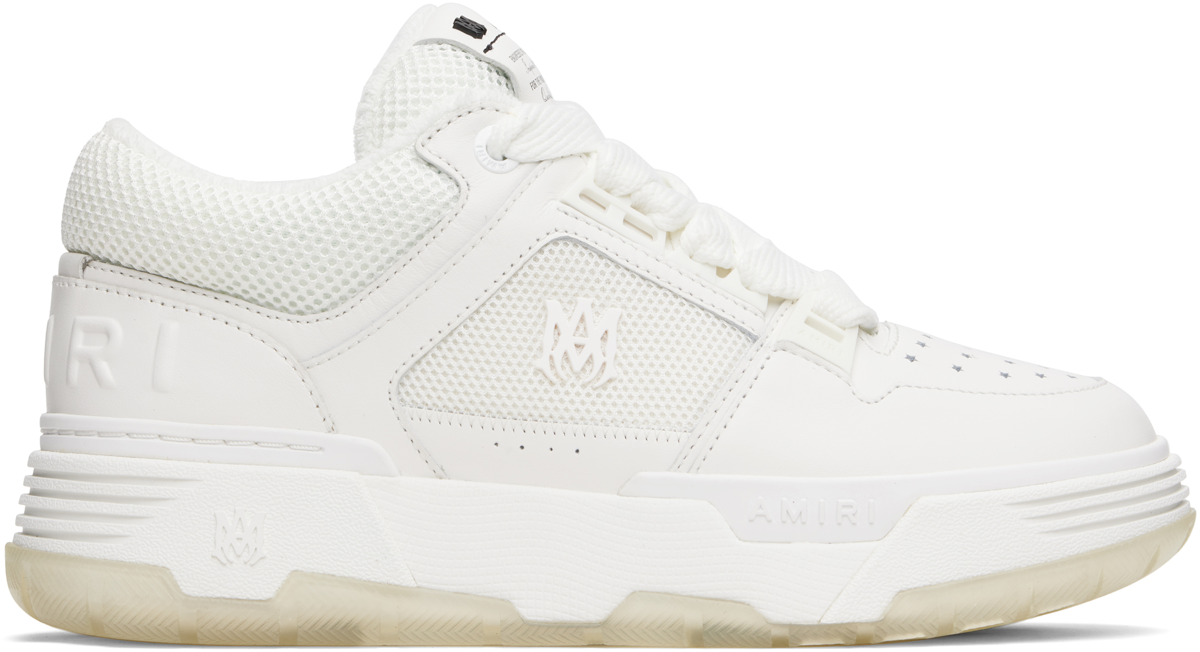 White MA-1 Sneakers by AMIRI on Sale