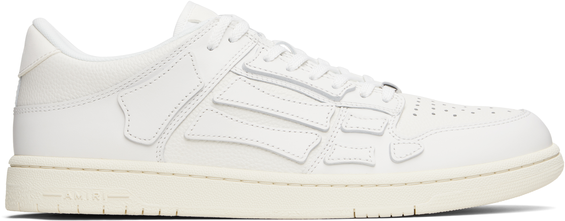 White Skel-Top Low Sneakers