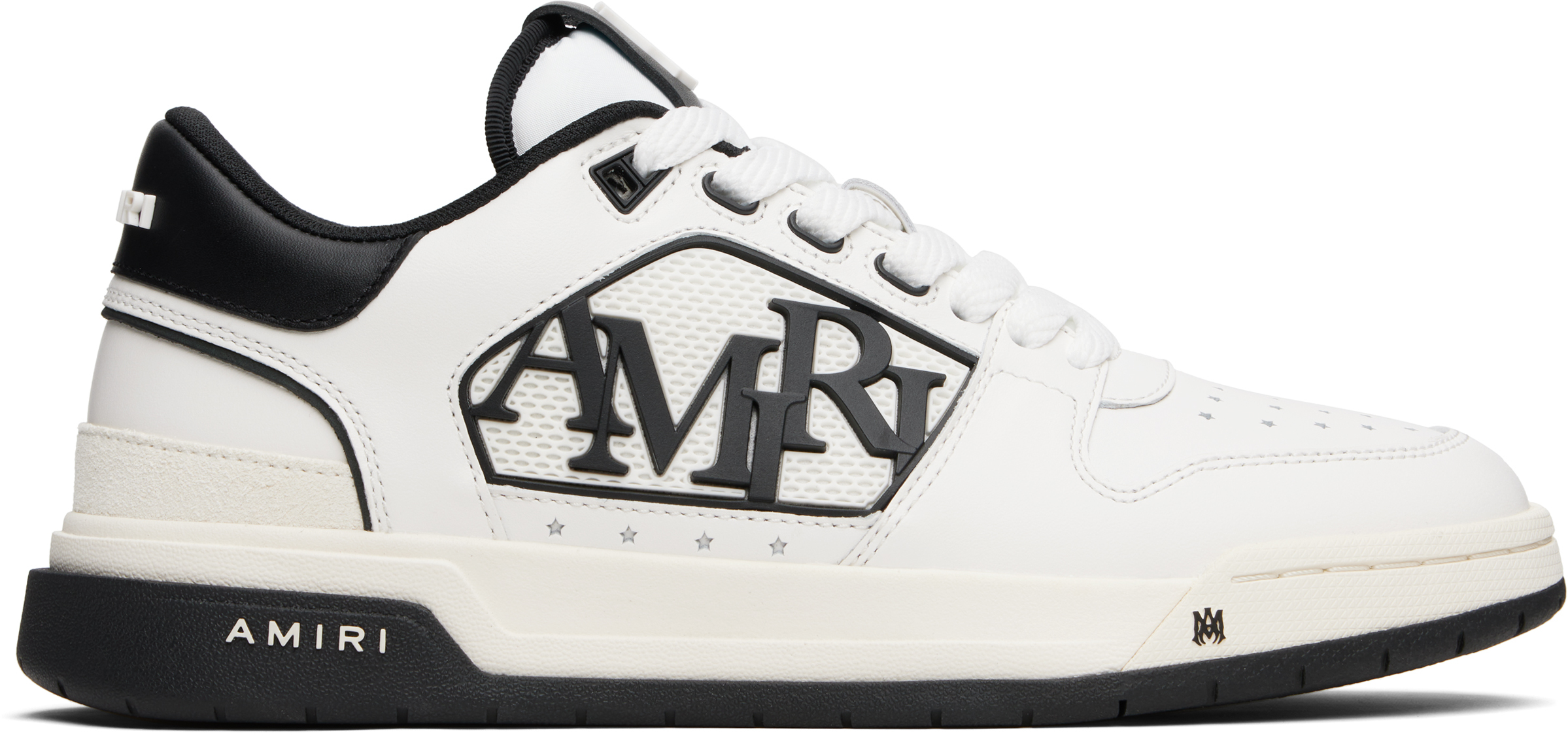White & Red Classic Low Sneakers