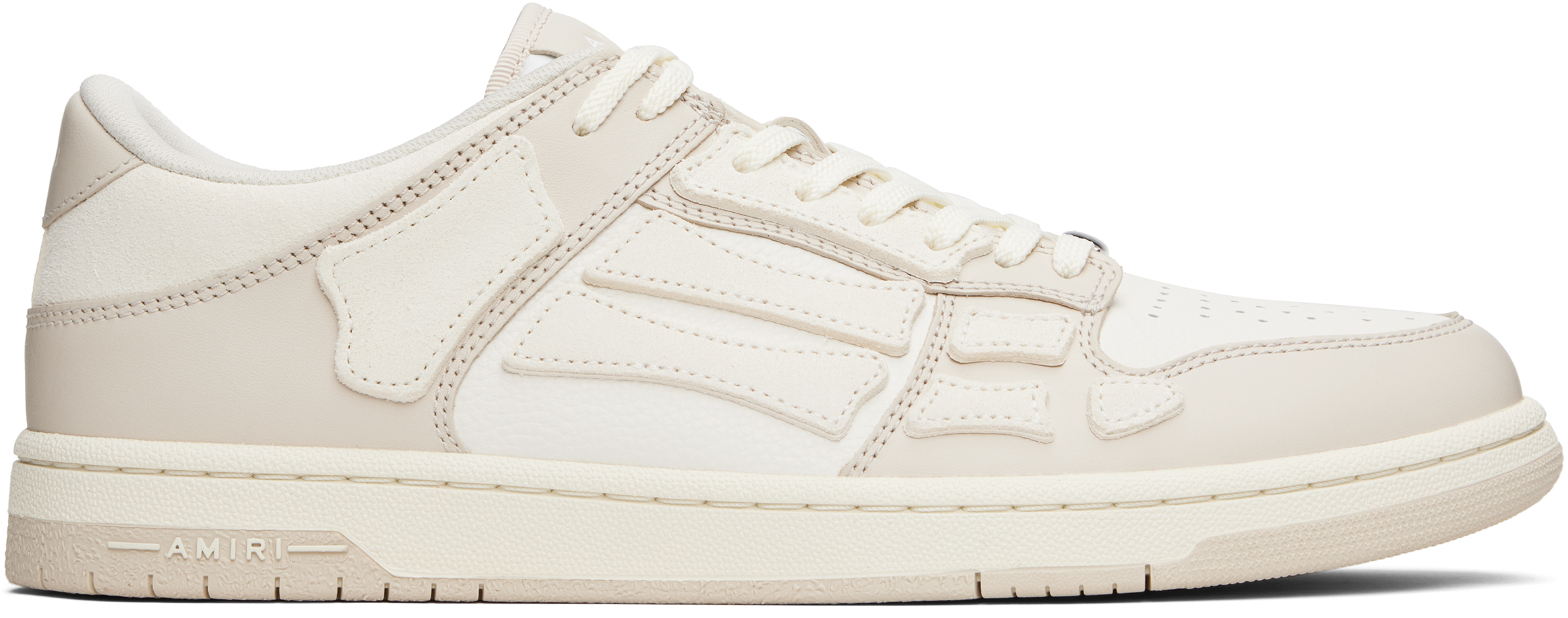 amiri-white-and-beige-skel-top