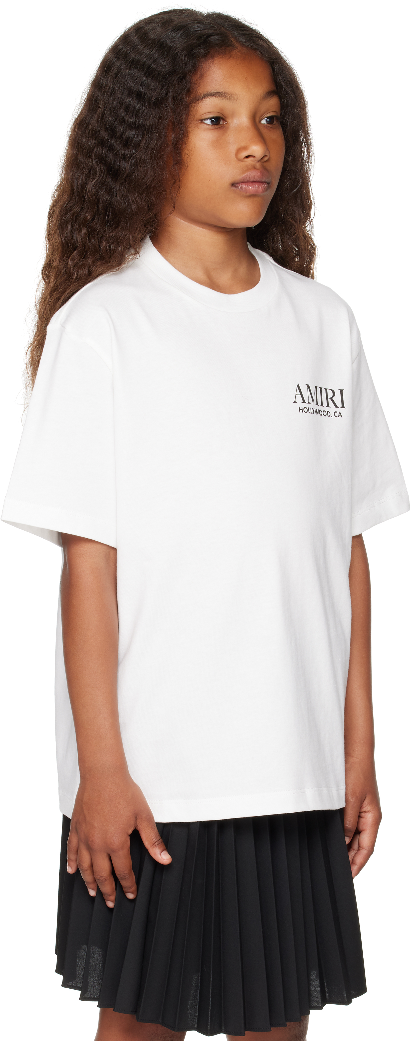 Amiri Kids Off-white Bones Stacked T-shirt