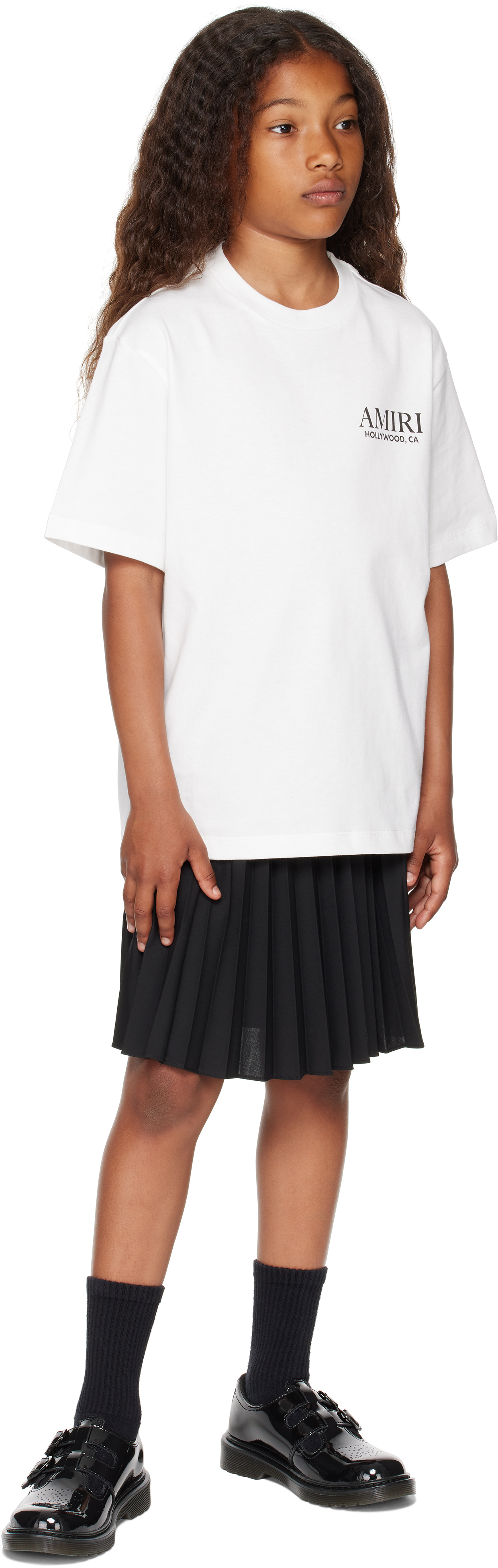 Amiri Kids Off-white Bones Stacked T-shirt