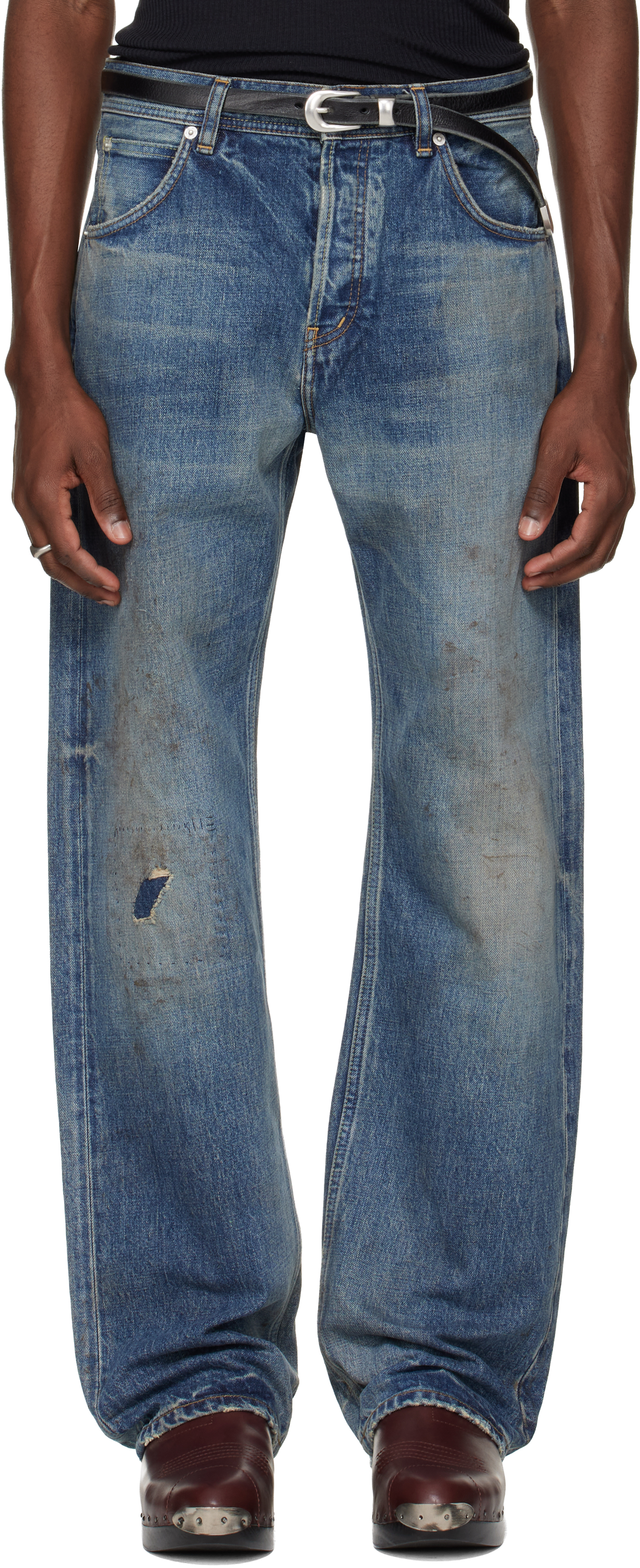 Enfants Riches Déprimés Blue New Straight Leg Jeans