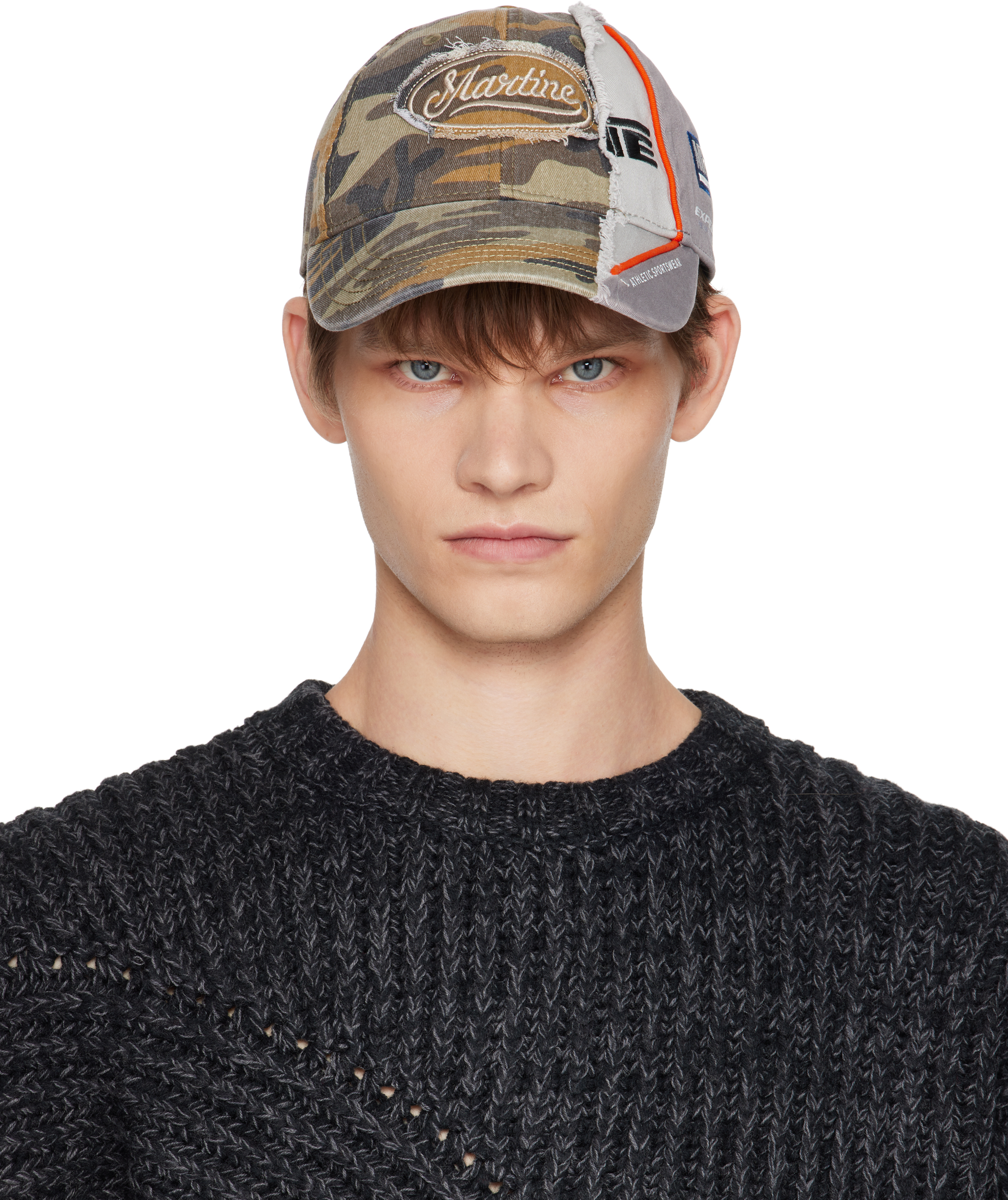 Martine Rose Logo Motif Baseball Cap In Multi